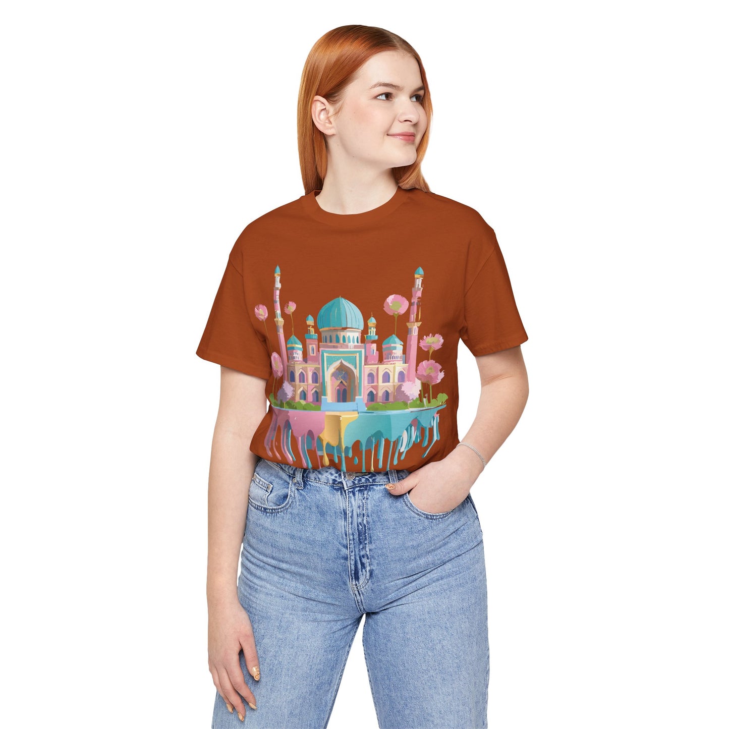 Natural Cotton Tee Shirt - Tashkent, Uzbekistan Printify