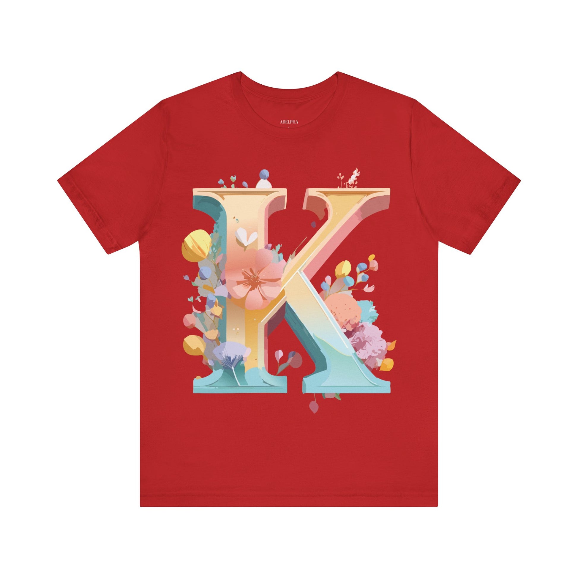 Natural Cotton Tee Shirt - Letters Collection - K Printify