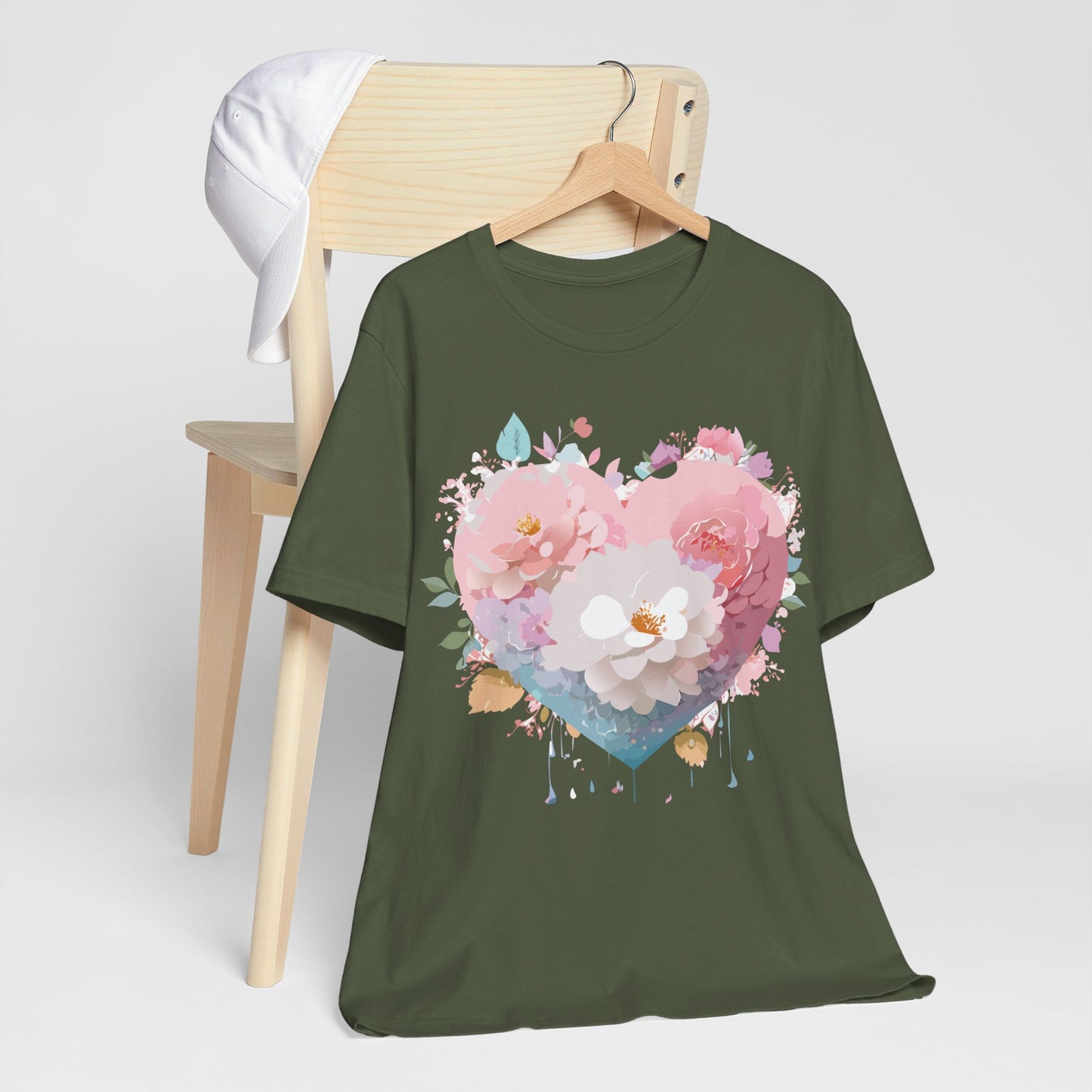 Natural Cotton Tee Shirt - Love Story Collection Printify