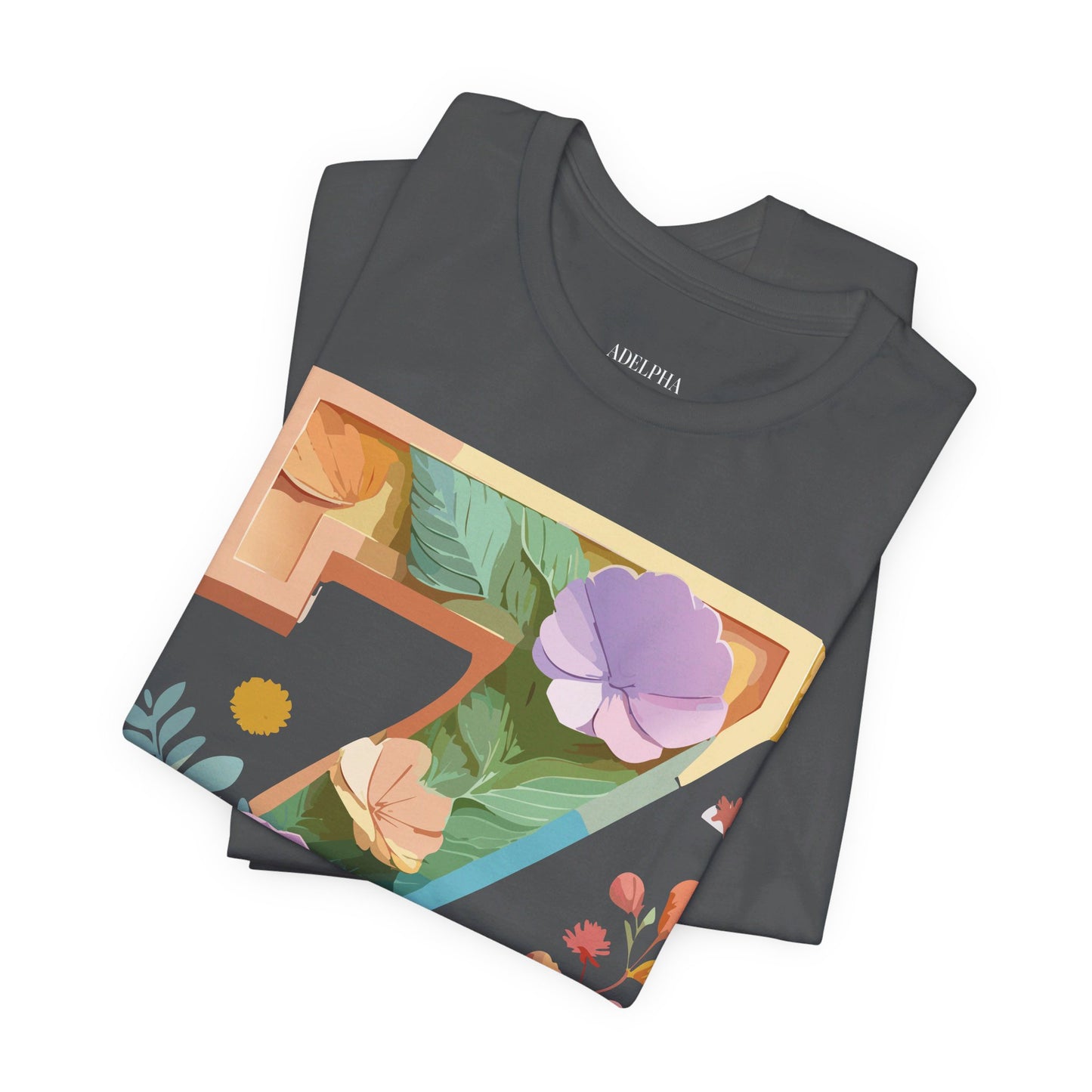 Natural Cotton Tee Shirt - Letters Collection - Z Printify
