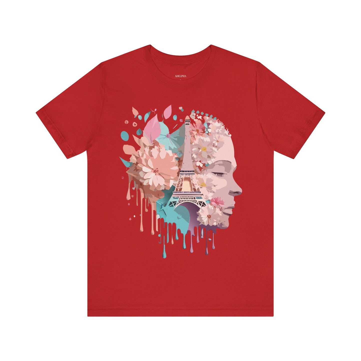 Natural Cotton Tee Shirt - Beautiful Places Collection - Paris Printify