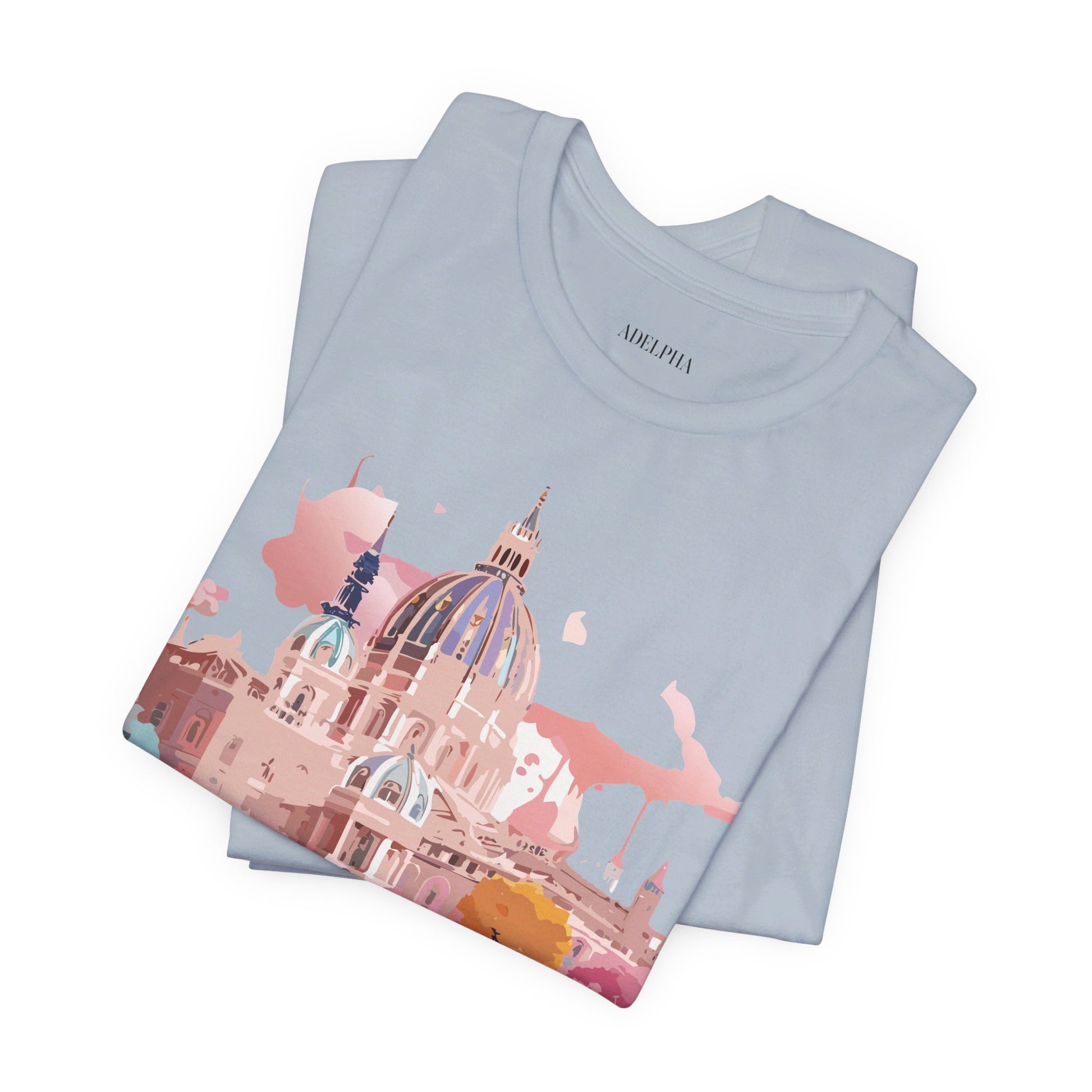 Natural Cotton Tee Shirt - Beautiful Places Collection - Vienna Printify