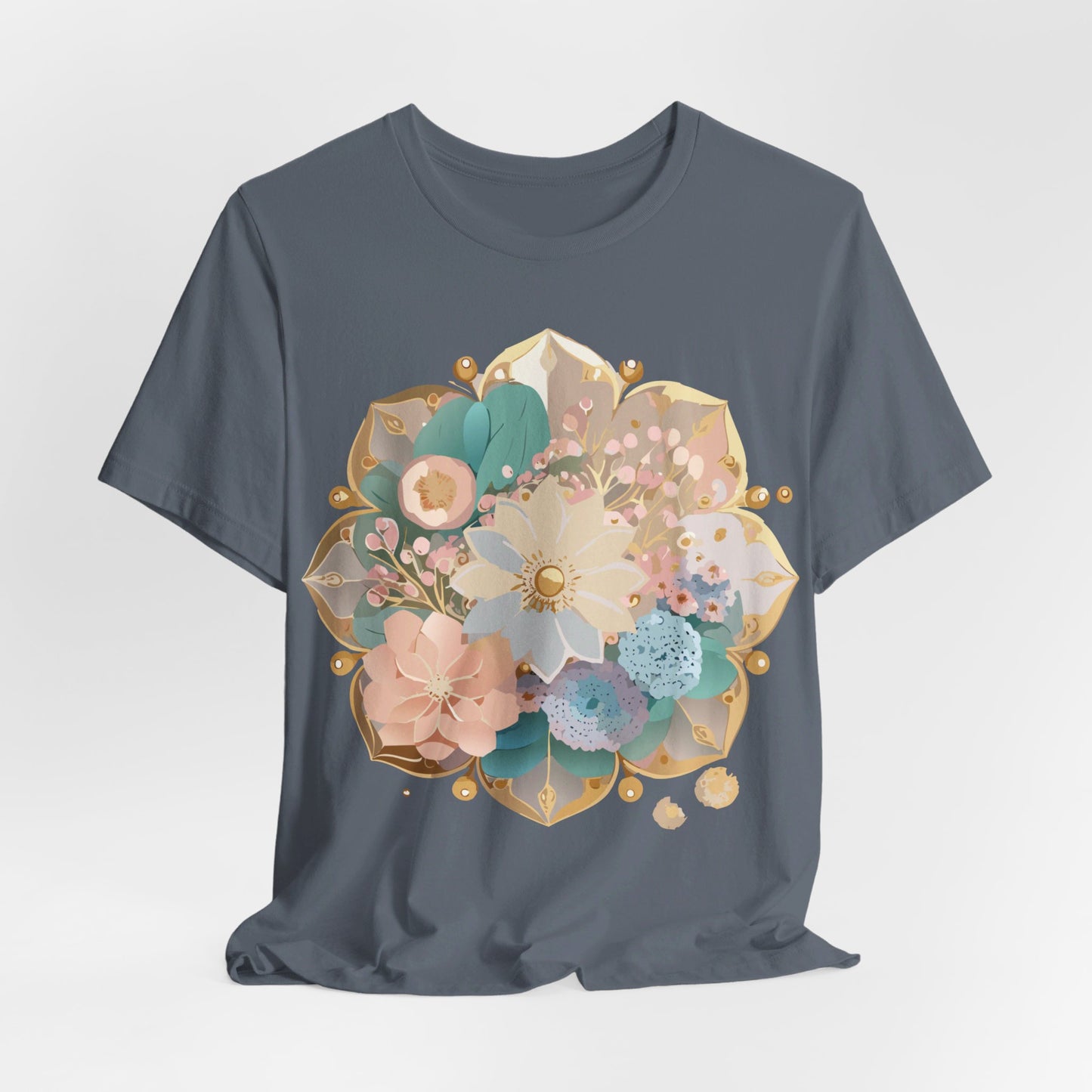 Natural Cotton Tee Shirt - Medallion Collection Printify