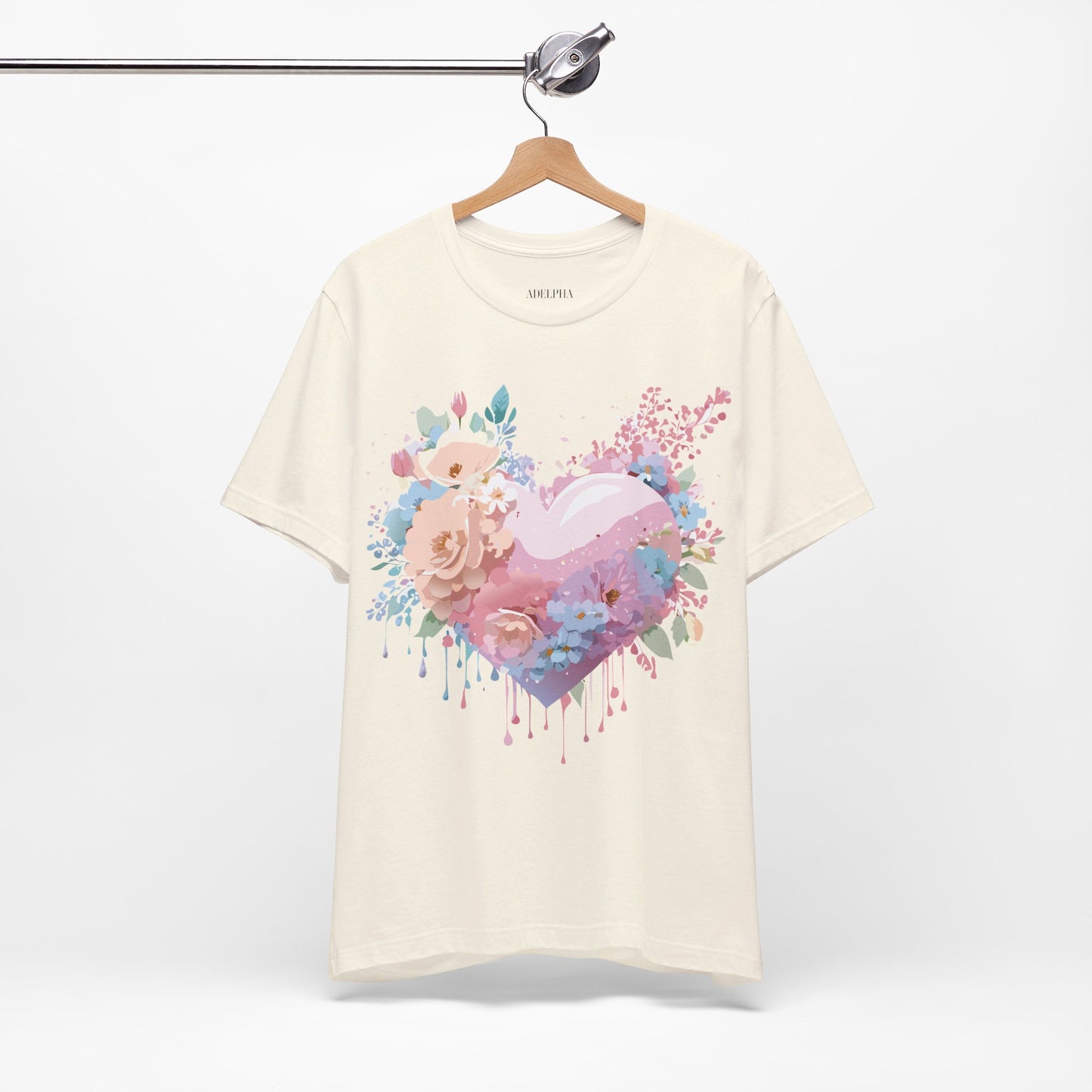 Natural Cotton Tee Shirt - Love story Collection Printify