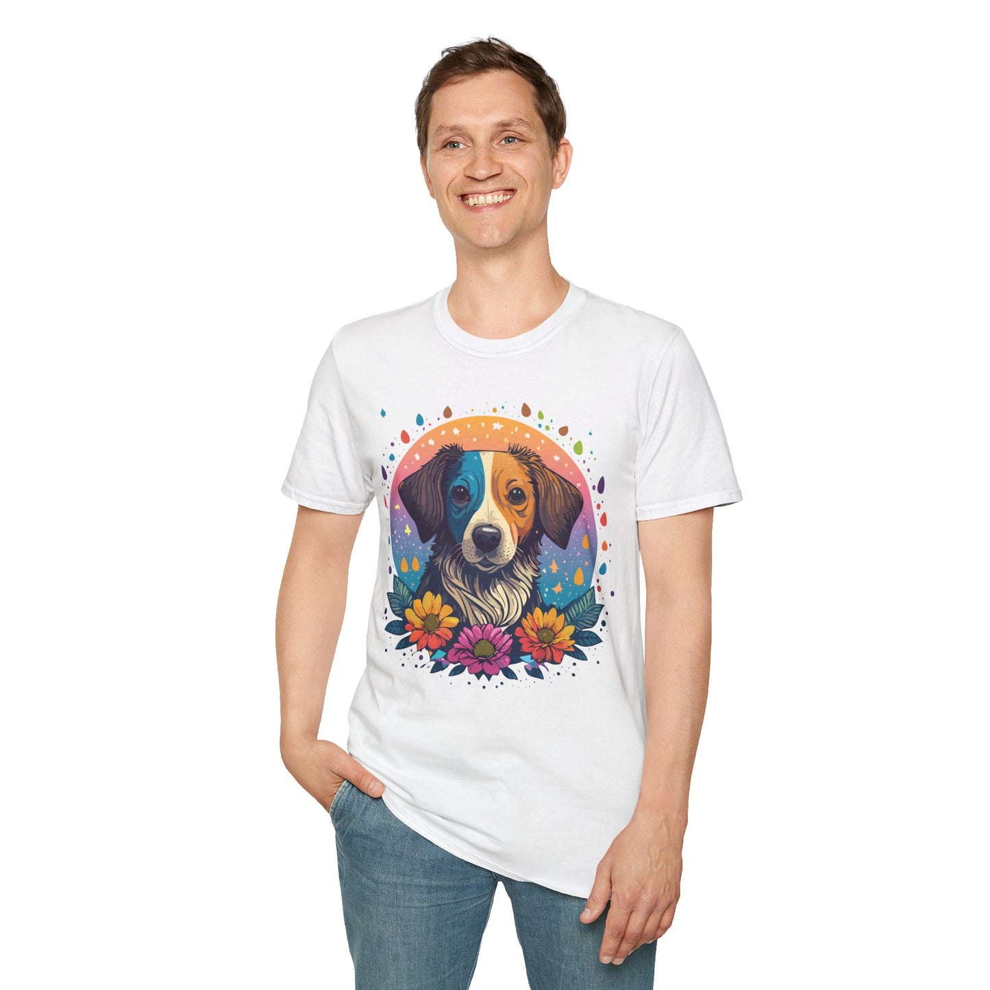 Dog Shirt, Shirt with Dog, Animal Tee, Shirt with Animals