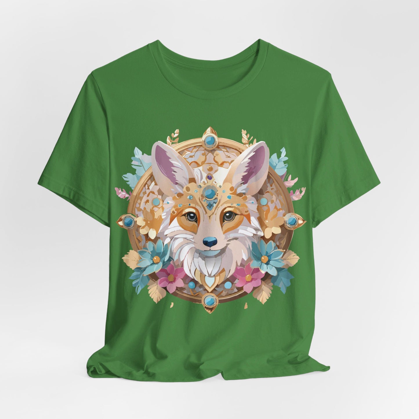Natural Cotton Tee Shirt - Medallion Collection Printify