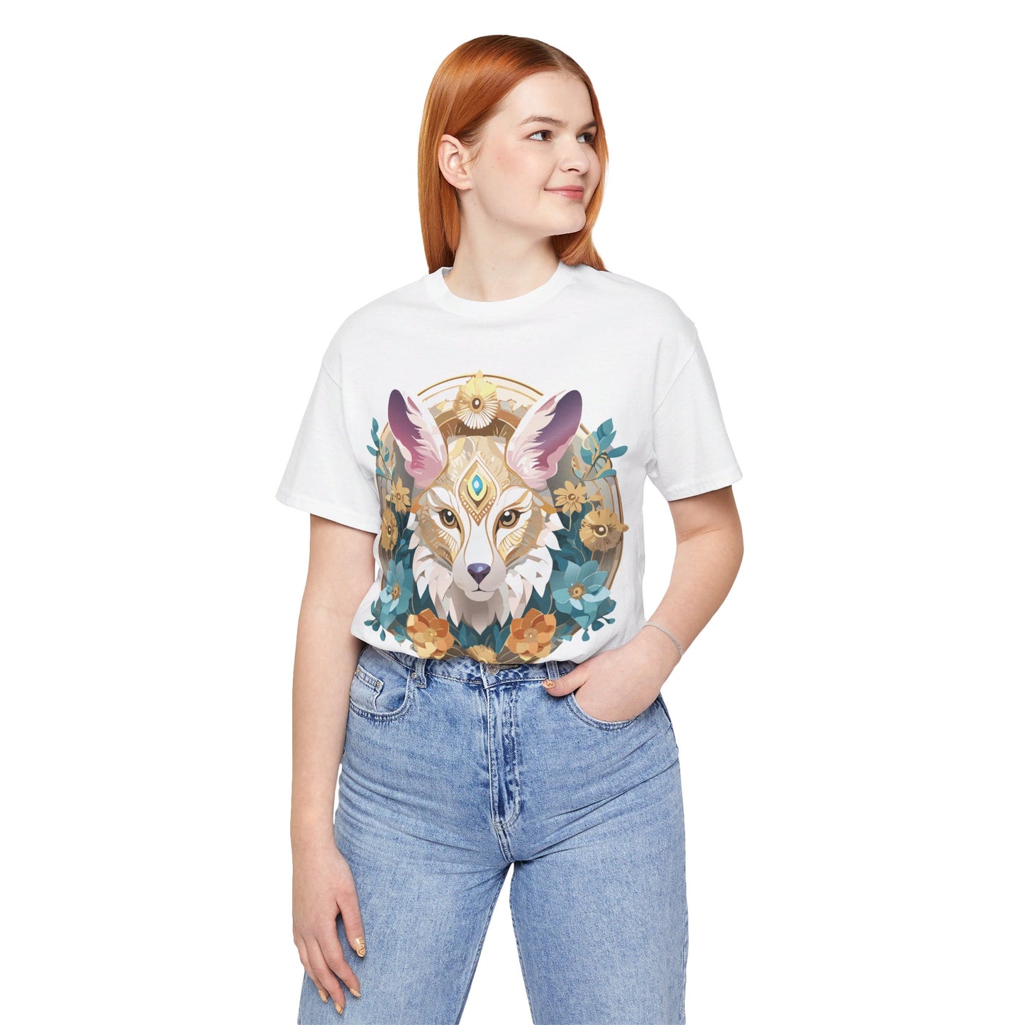 Natural Cotton Tee Shirt - Medallion Collection Printify