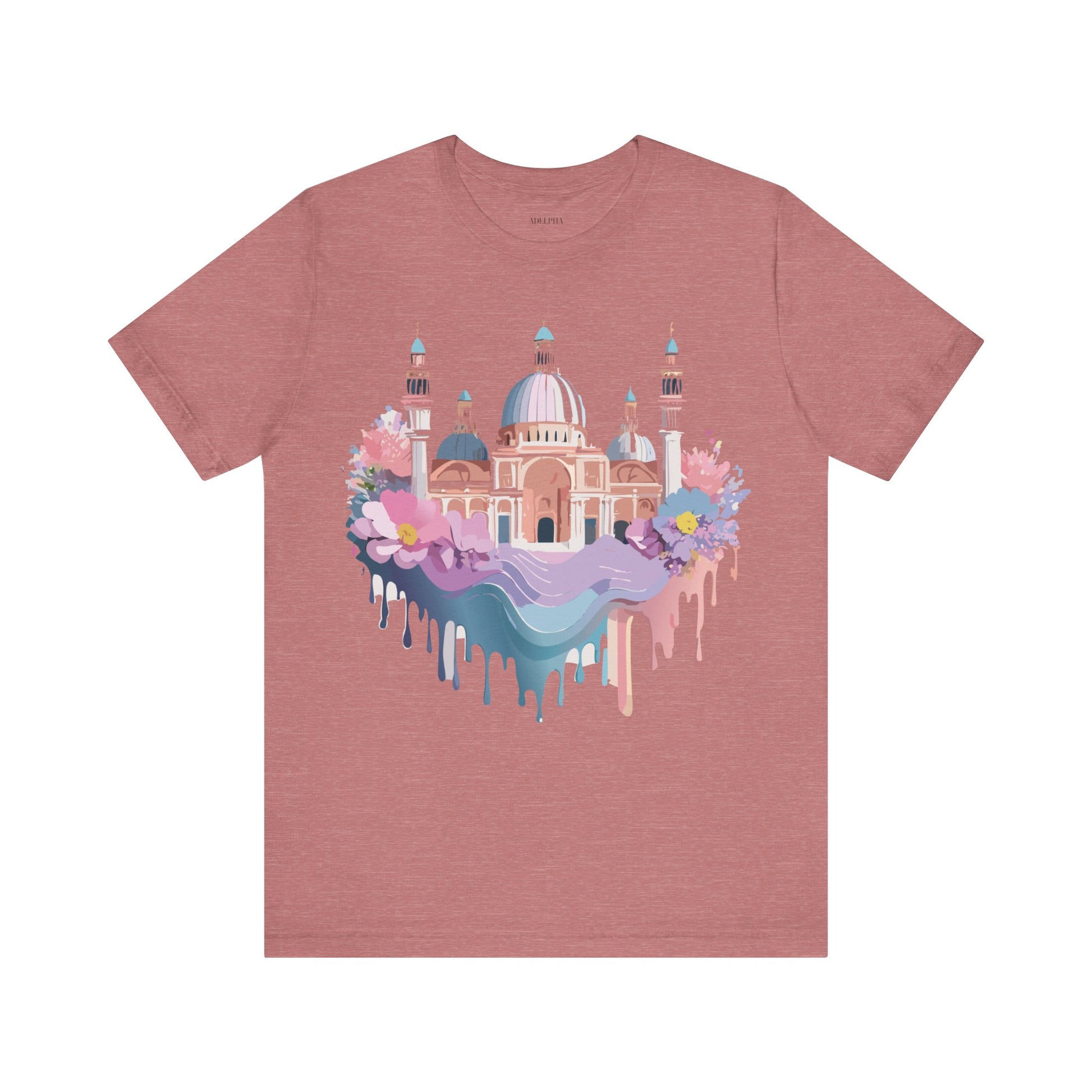Natural Cotton Tee Shirt - Beautiful Places Collection - Venice Printify