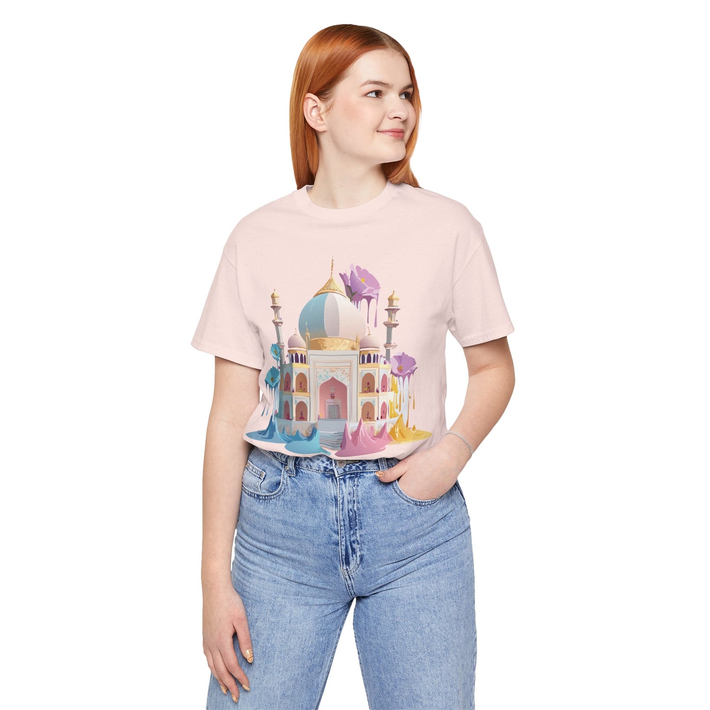 Natural Cotton Tee Shirt - Bukhara, Uzbekistan Printify
