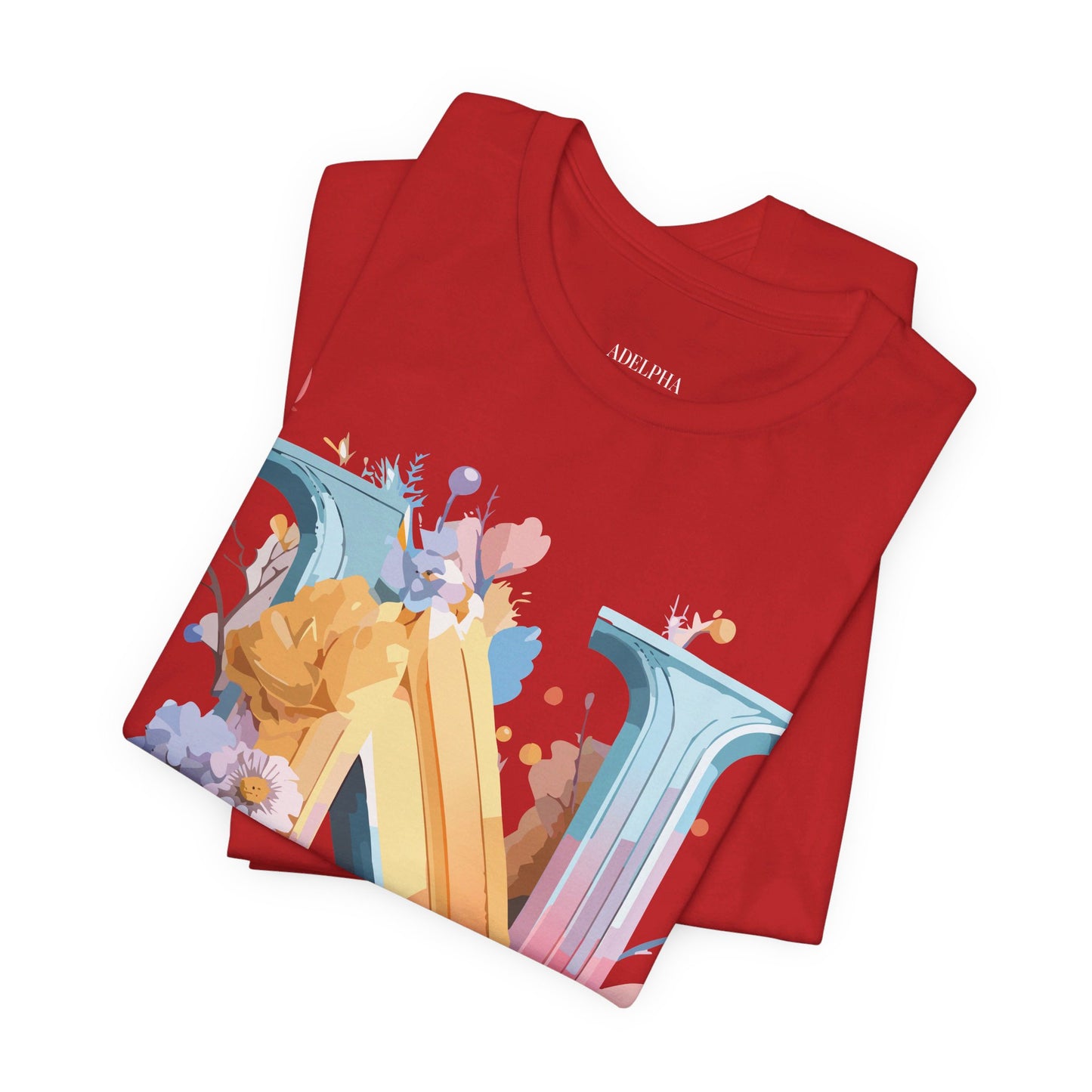 Natural Cotton Tee Shirt - Letters Collection - N Printify