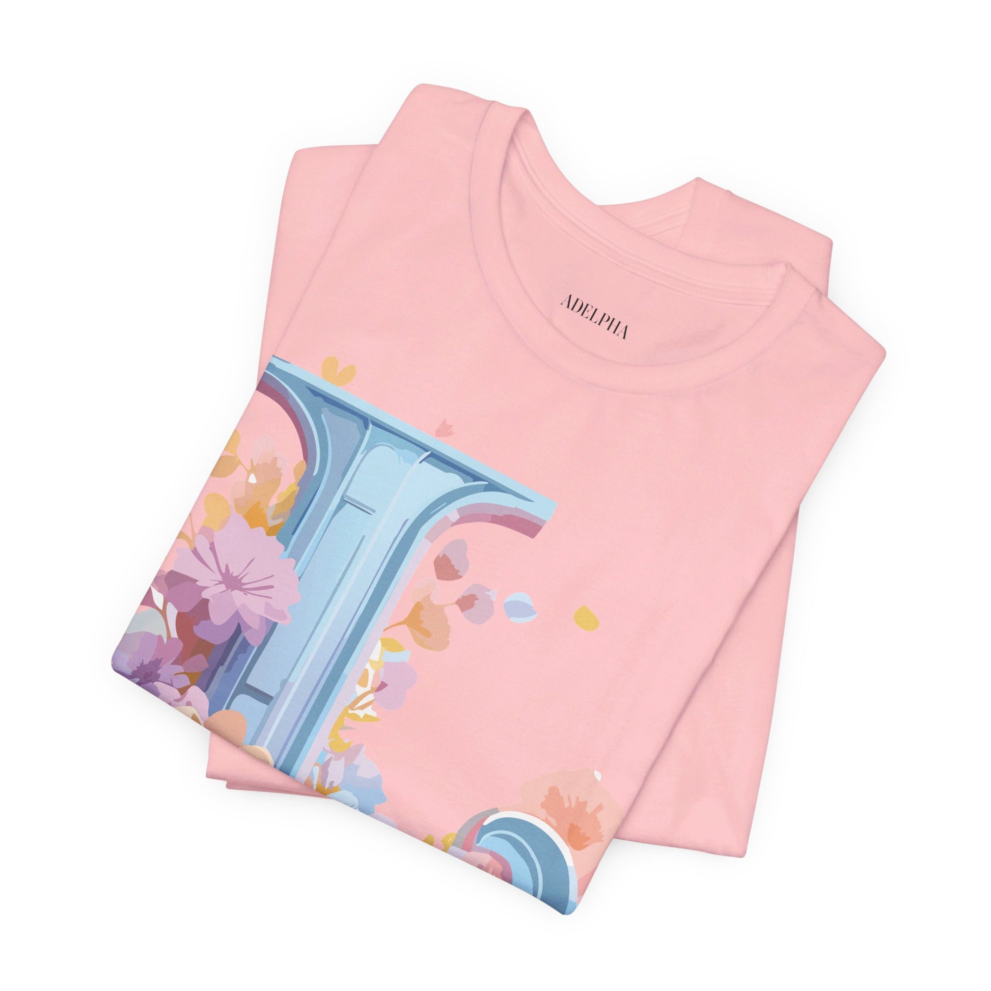 Natural Cotton Tee Shirt - Letters Collection - L Printify