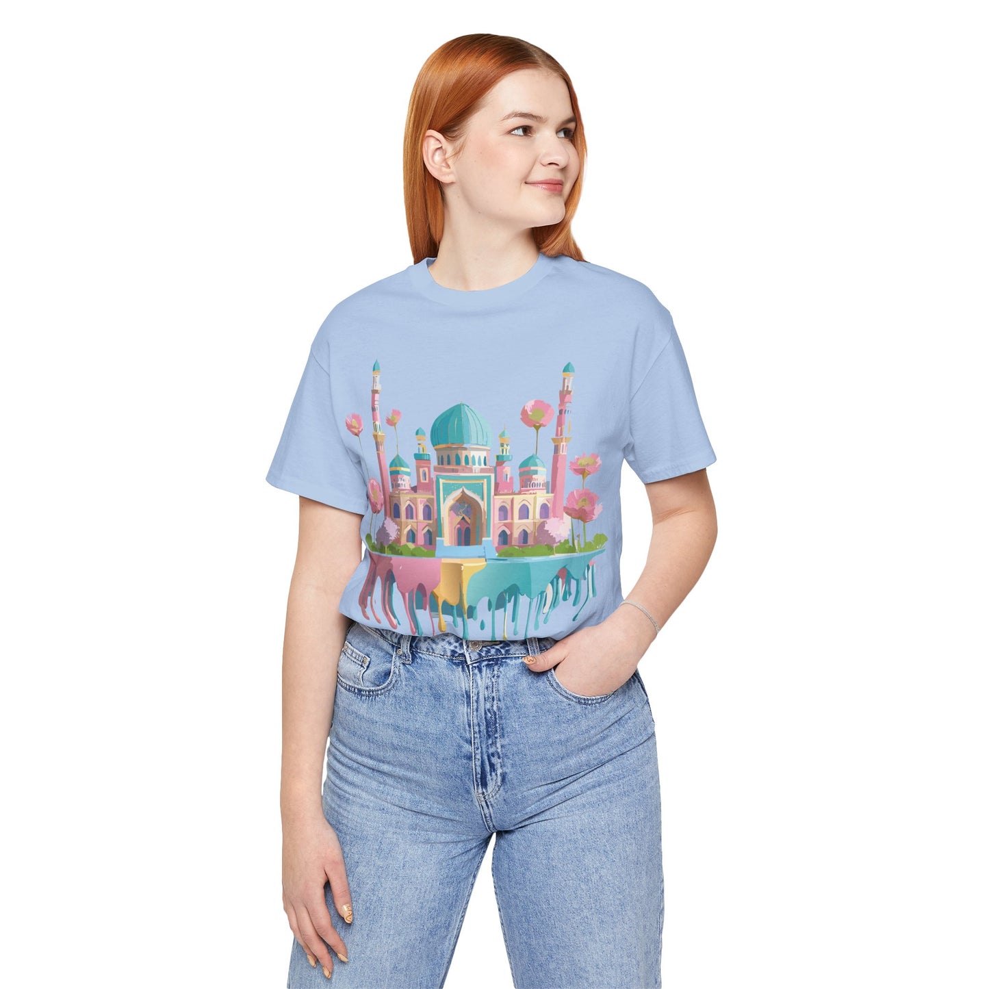 Natural Cotton Tee Shirt - Tashkent, Uzbekistan Printify