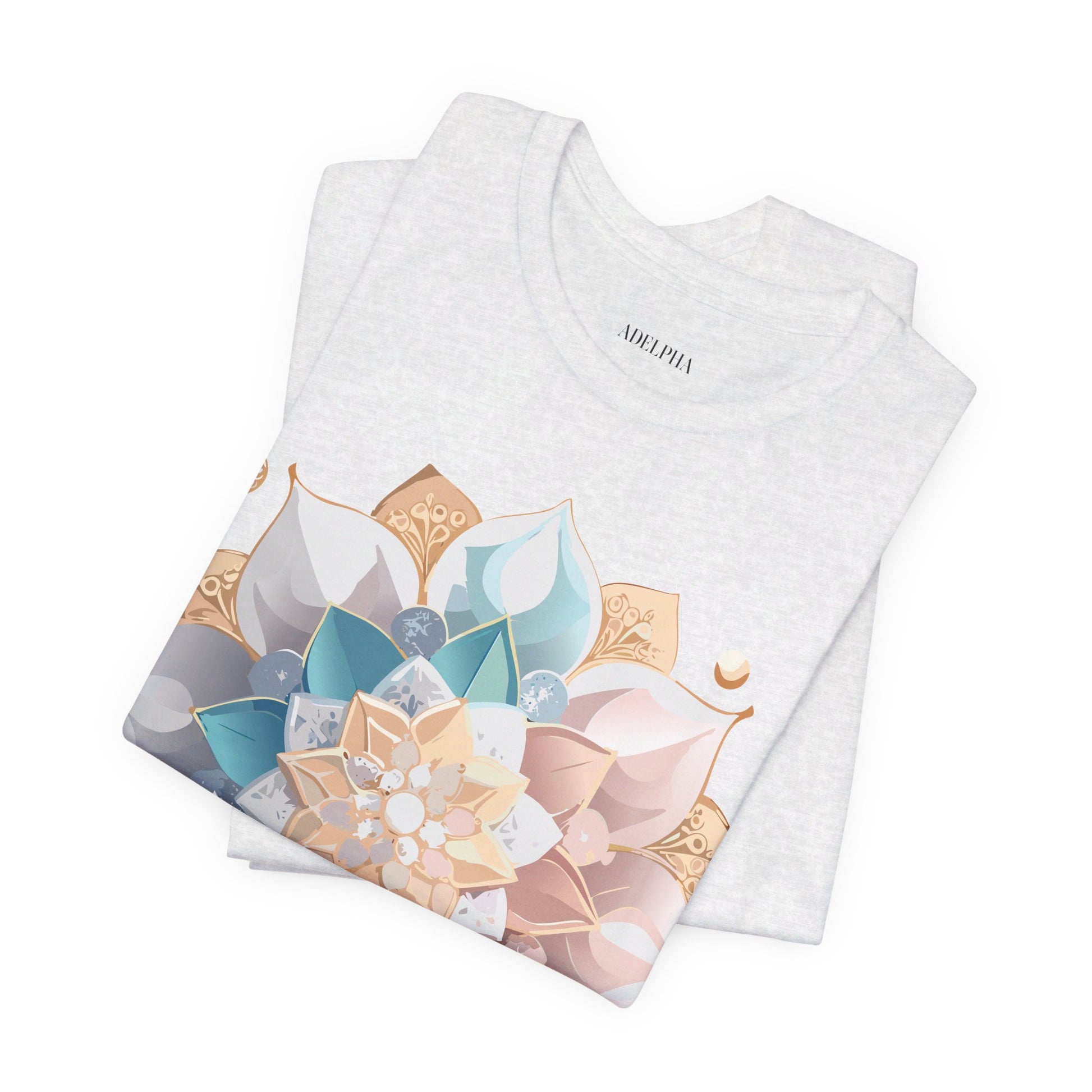 Natural Cotton Tee Shirt - Medallion Collection Printify