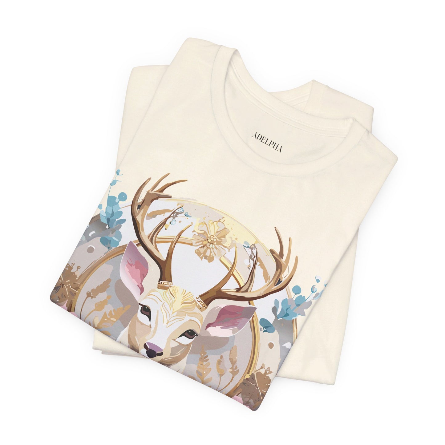 Natural Cotton Tee Shirt - Medallion Collection Printify