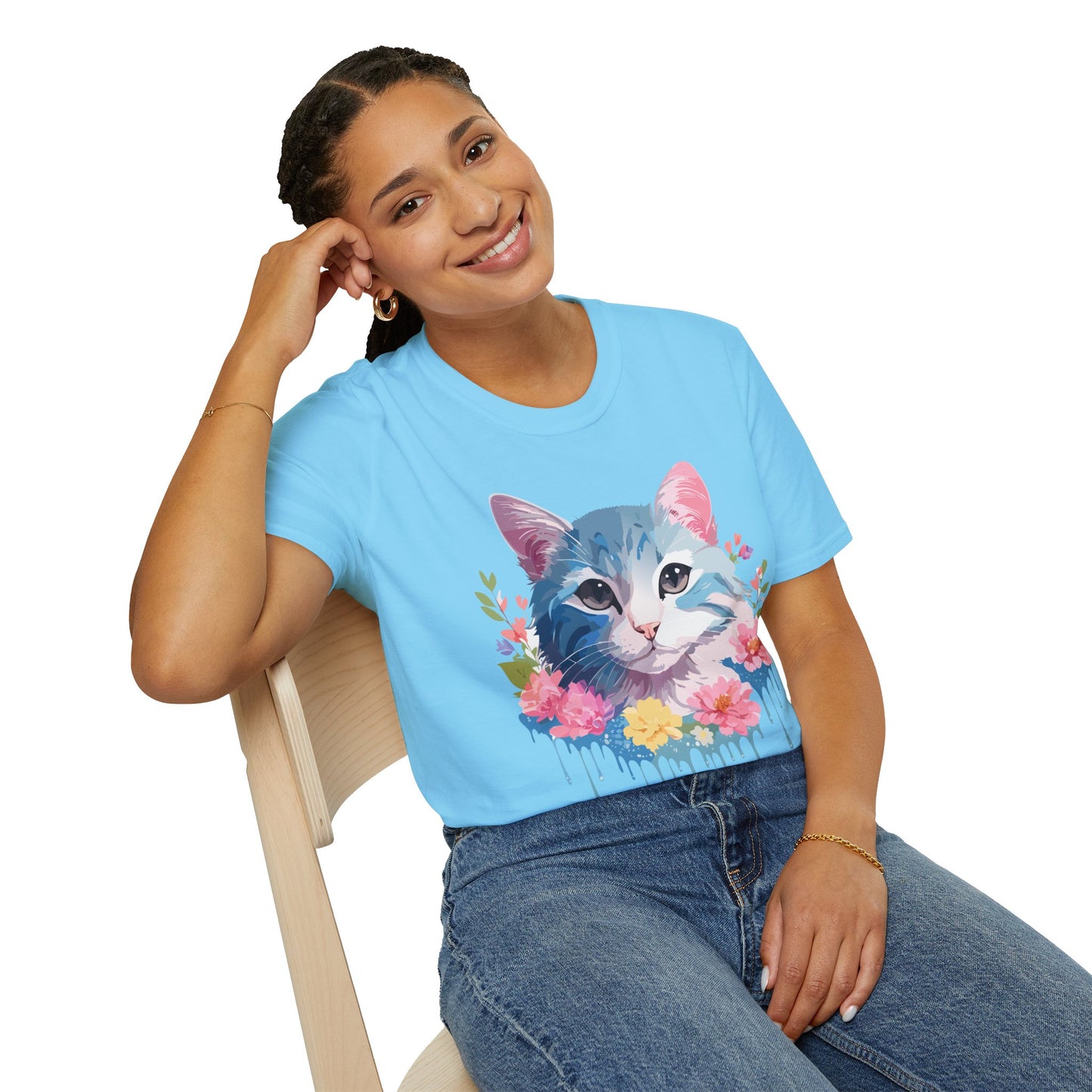 Cat Shirt, Shirt with Cat, Cats Tee, Kitten Tee