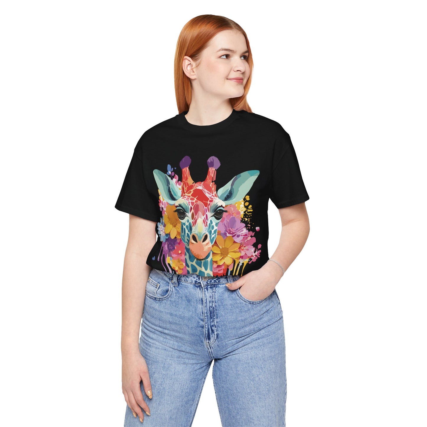 Shirt with Animals | Giraffe Printify