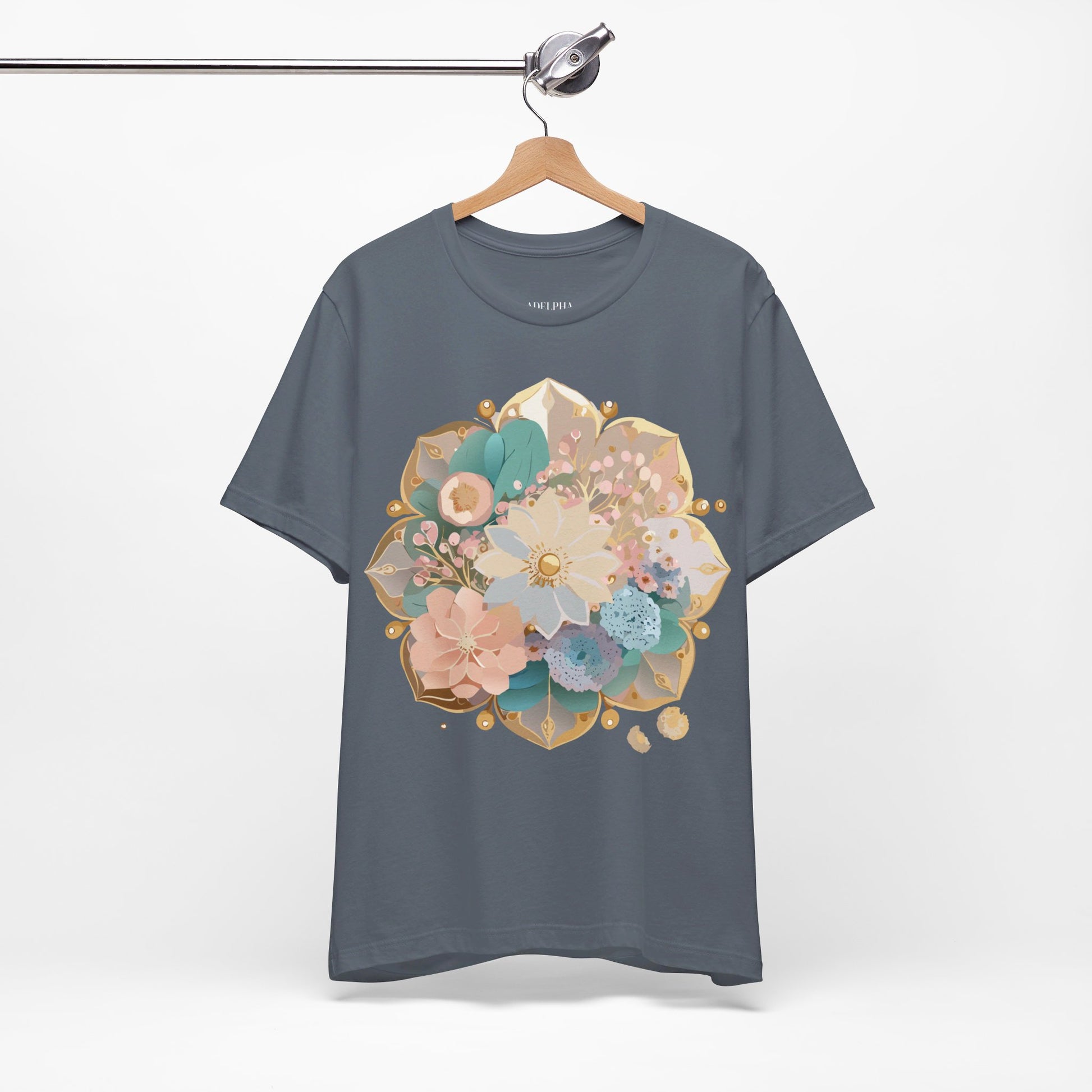Natural Cotton Tee Shirt - Medallion Collection Printify