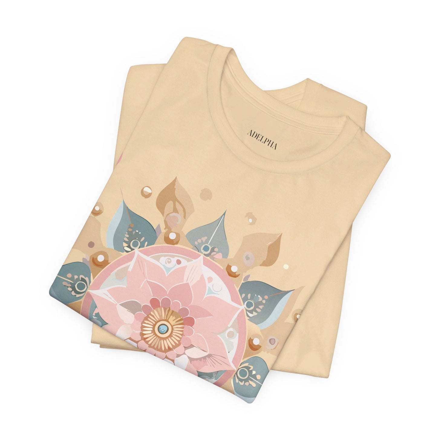 Natural Cotton Tee Shirt - Medallion Collection Printify