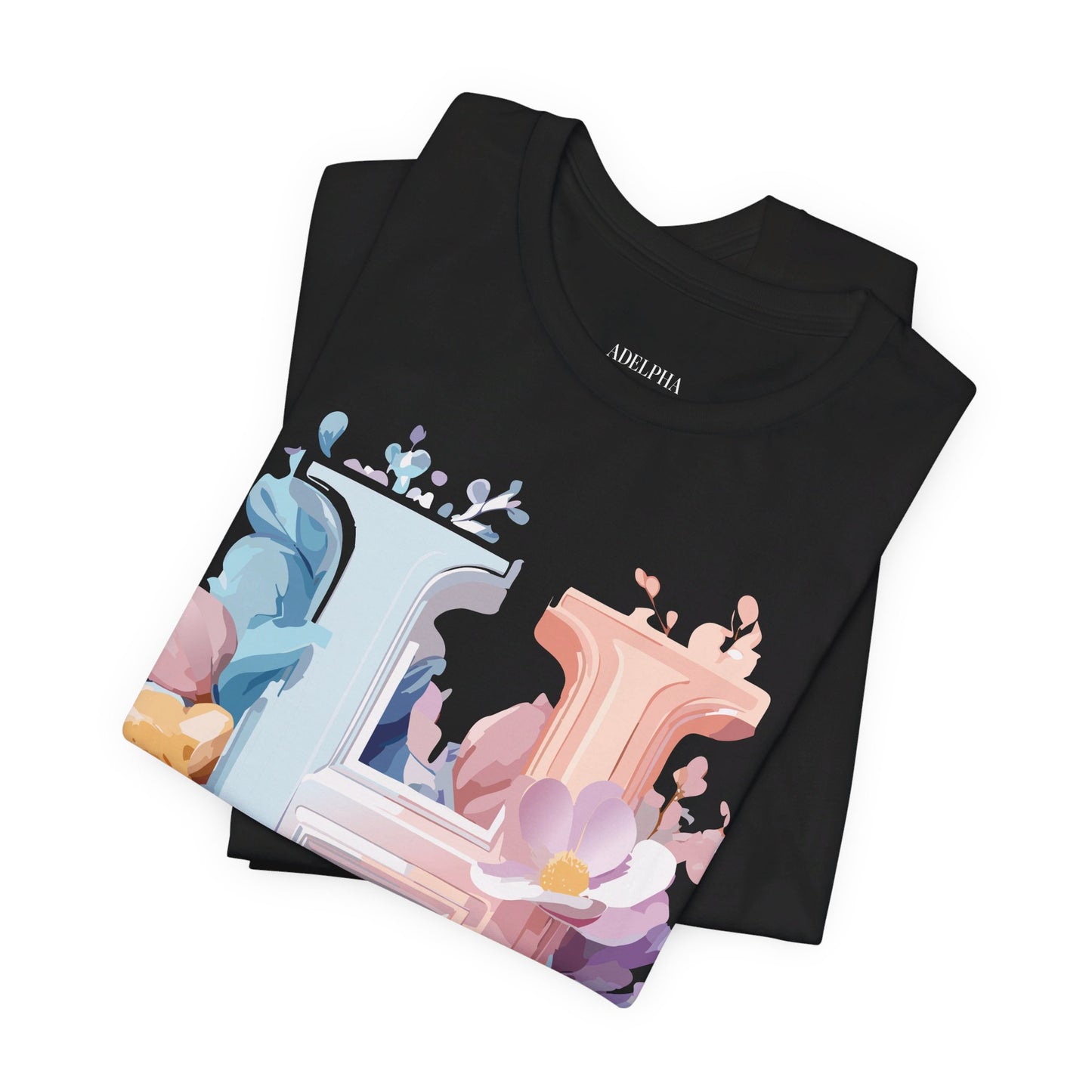 Natural Cotton Tee Shirt - Letters Collection - H Printify