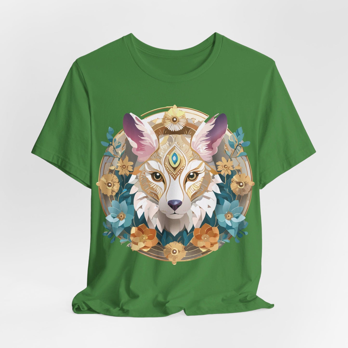 Natural Cotton Tee Shirt - Medallion Collection Printify