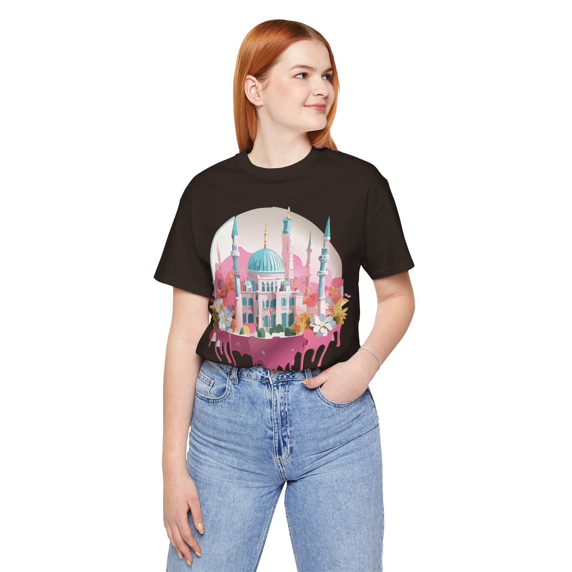 Natural Cotton Tee Shirt - Istanbul, Turkey Printify