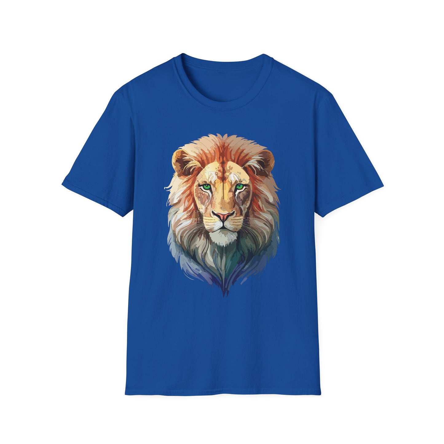 Lion Shirt, Shirt with Lion, Floral Lion Tee, Shirt with Animals