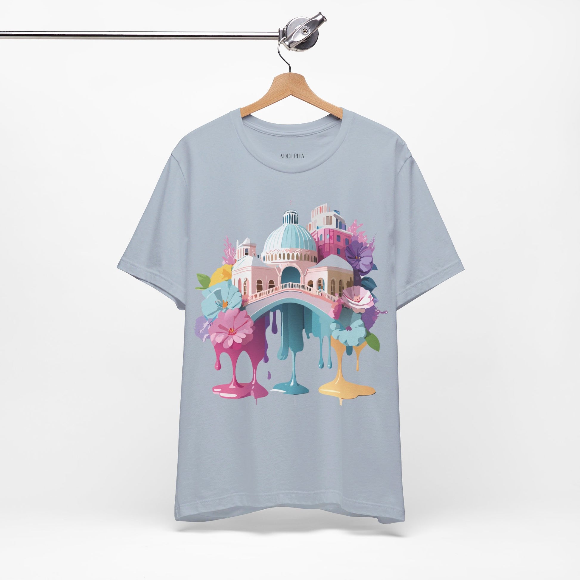 Natural Cotton Tee Shirt - Beautiful Places Collection - Venice Printify