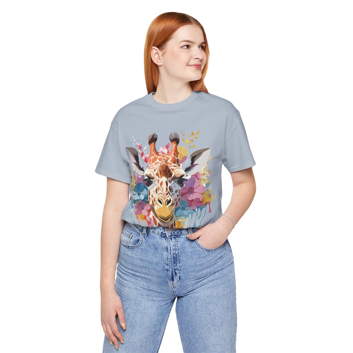 Shirt with Animals | Giraffe Printify