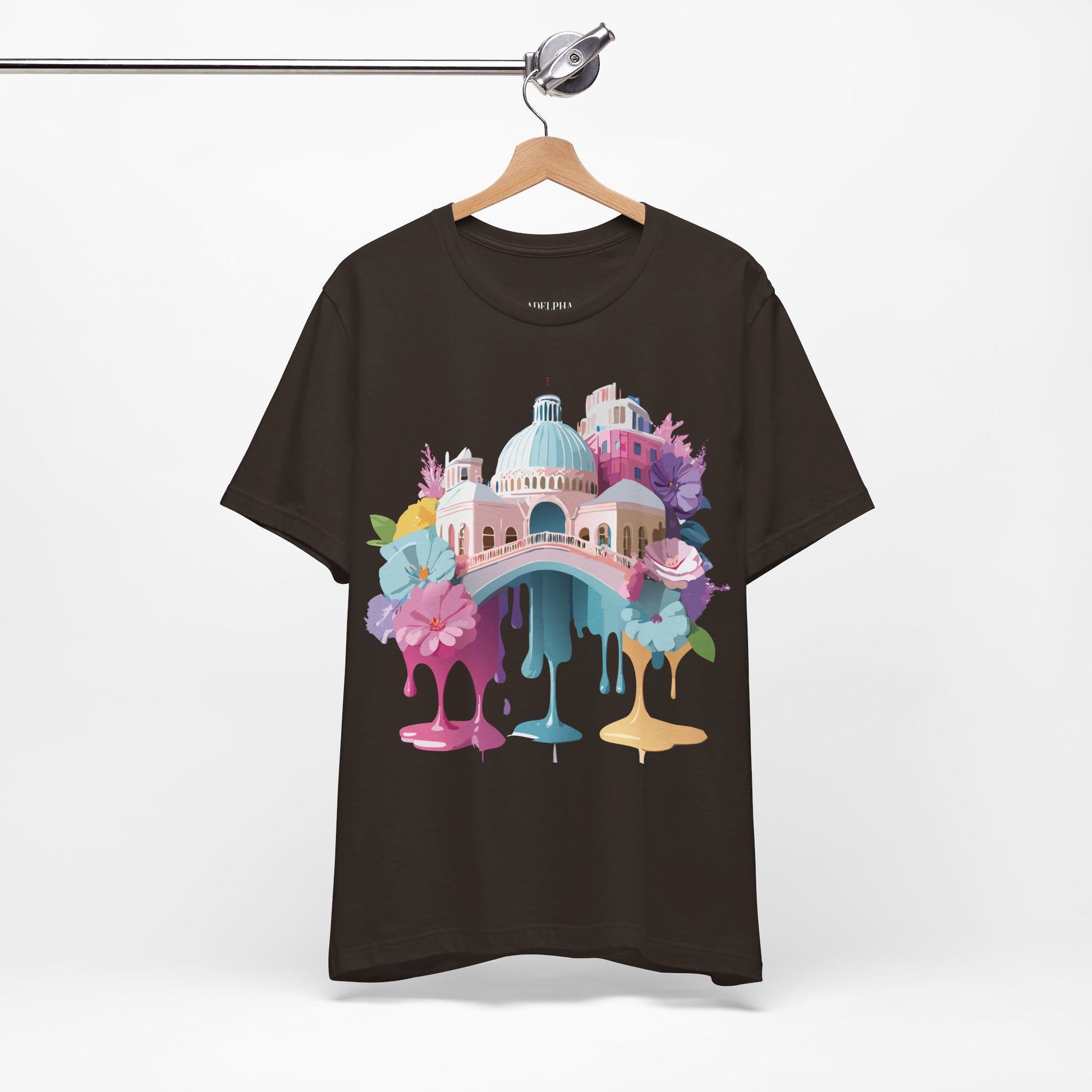 Natural Cotton Tee Shirt - Beautiful Places Collection - Venice Printify