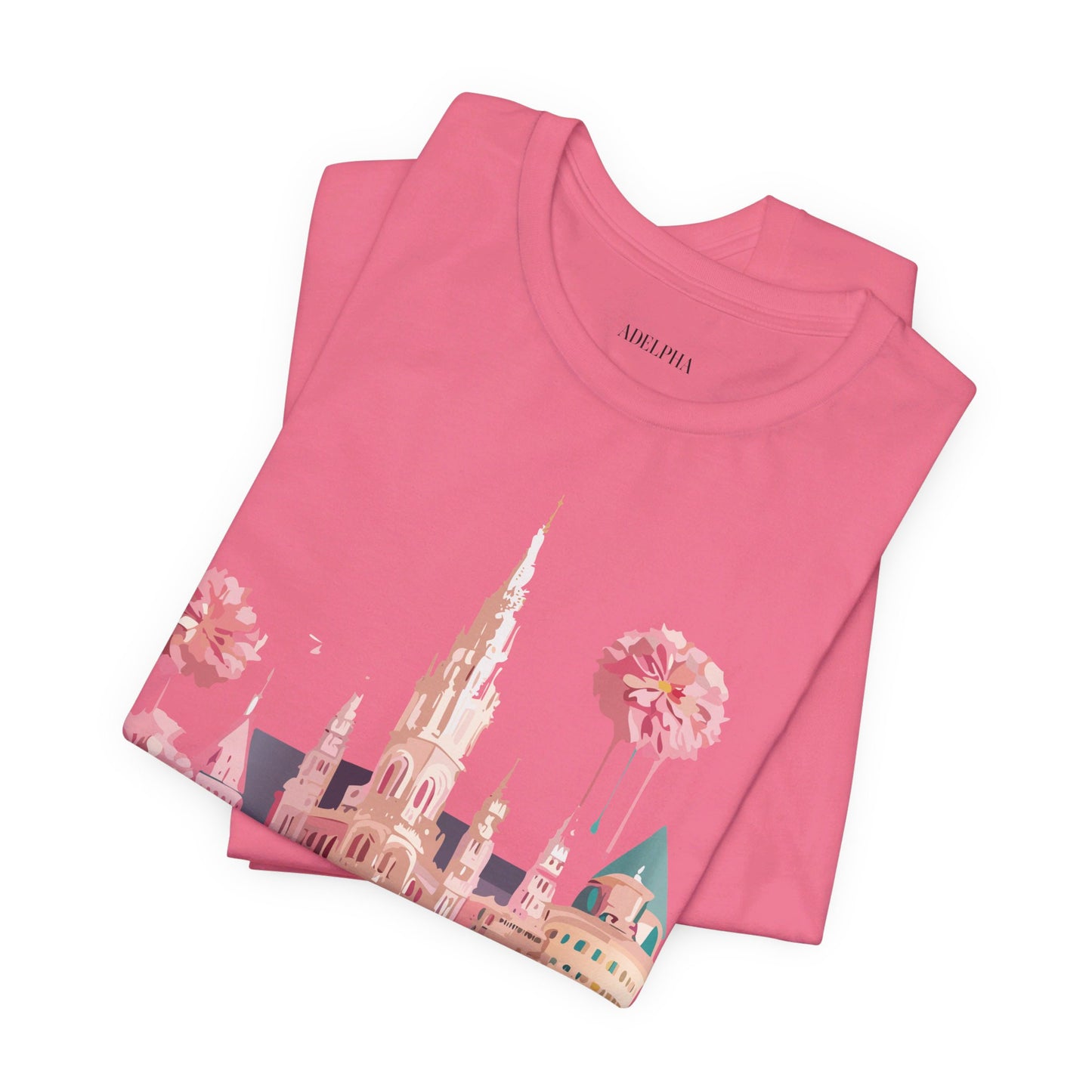 Natural Cotton Tee Shirt - Beautiful Places Collection - Vienna Printify