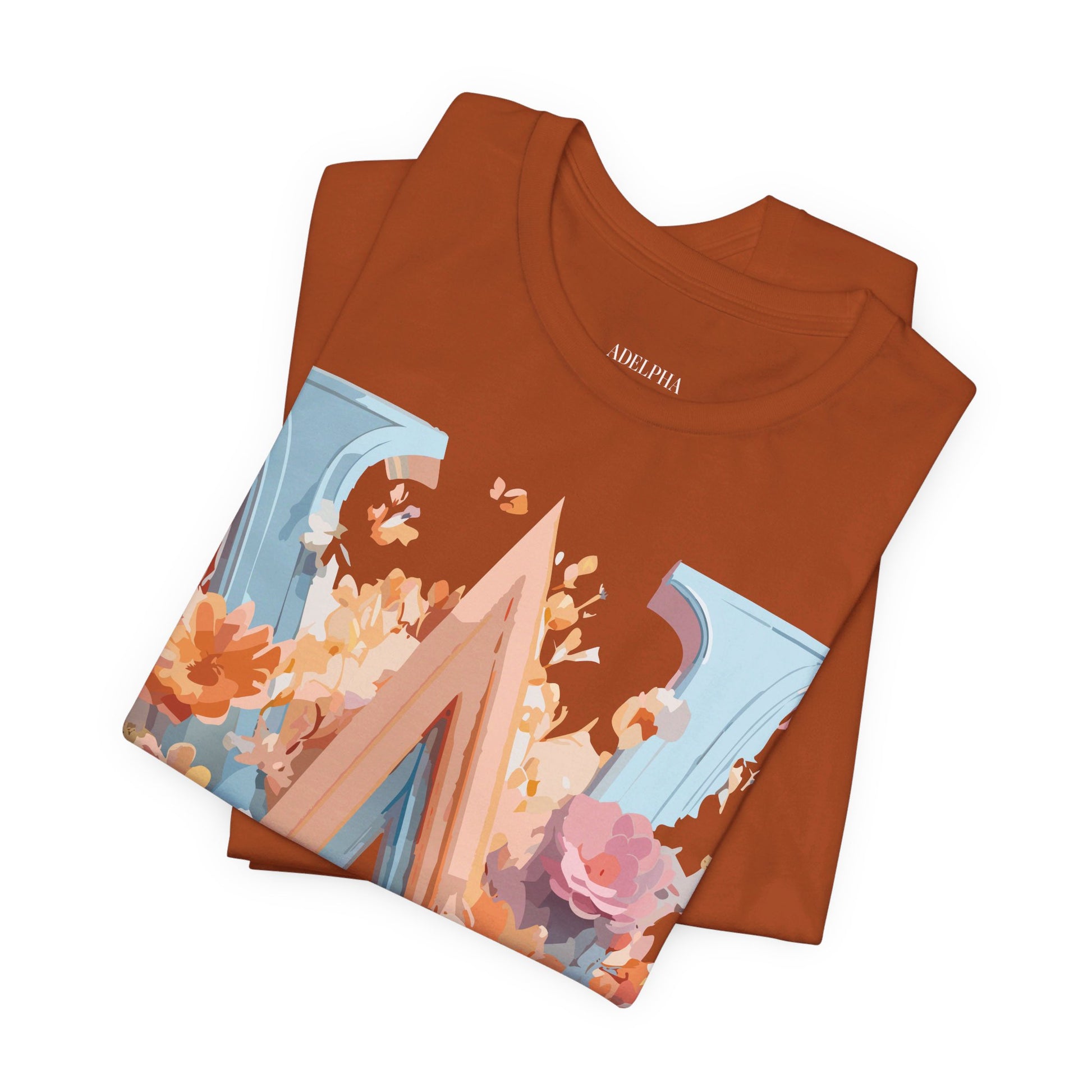 Natural Cotton Tee Shirt - Letters Collection - W Printify