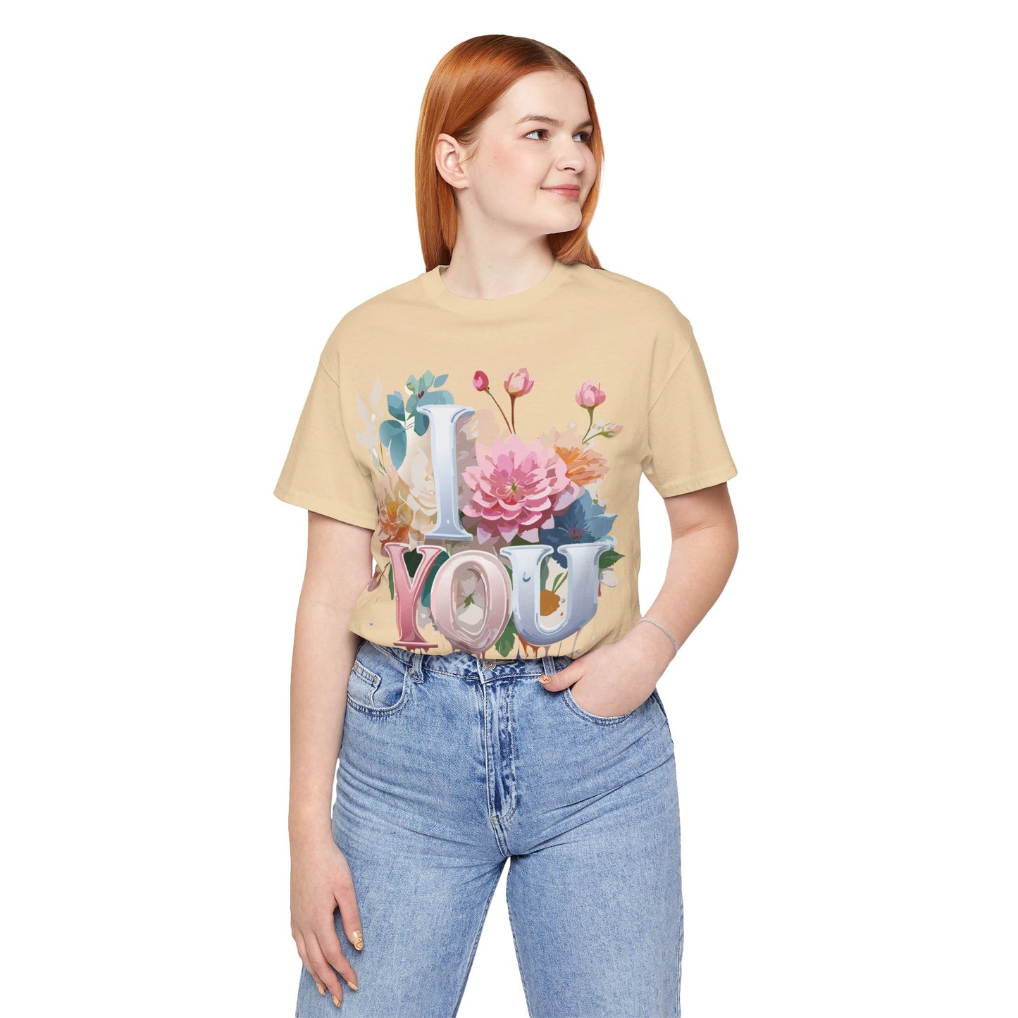 Natural Cotton Tee Shirt - Love story Collection Printify