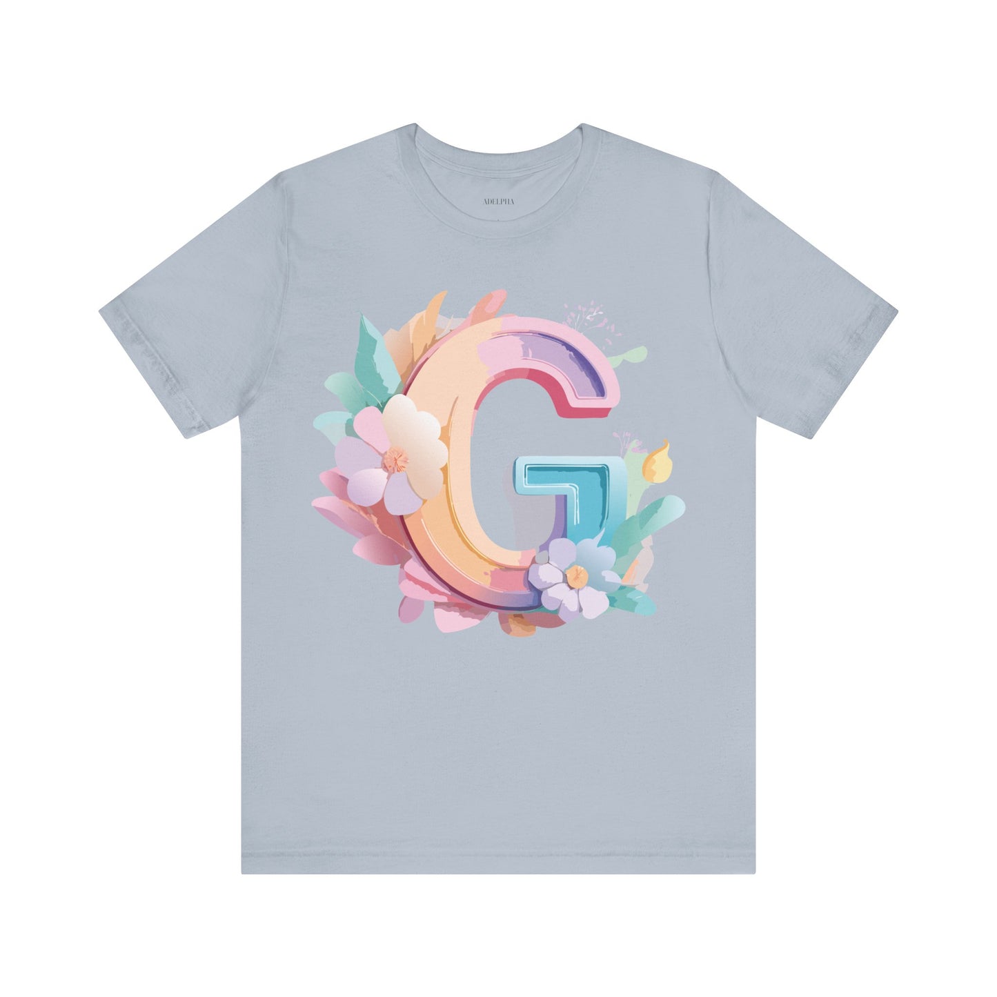 Natural Cotton Tee Shirt - Letters Collection - G Printify