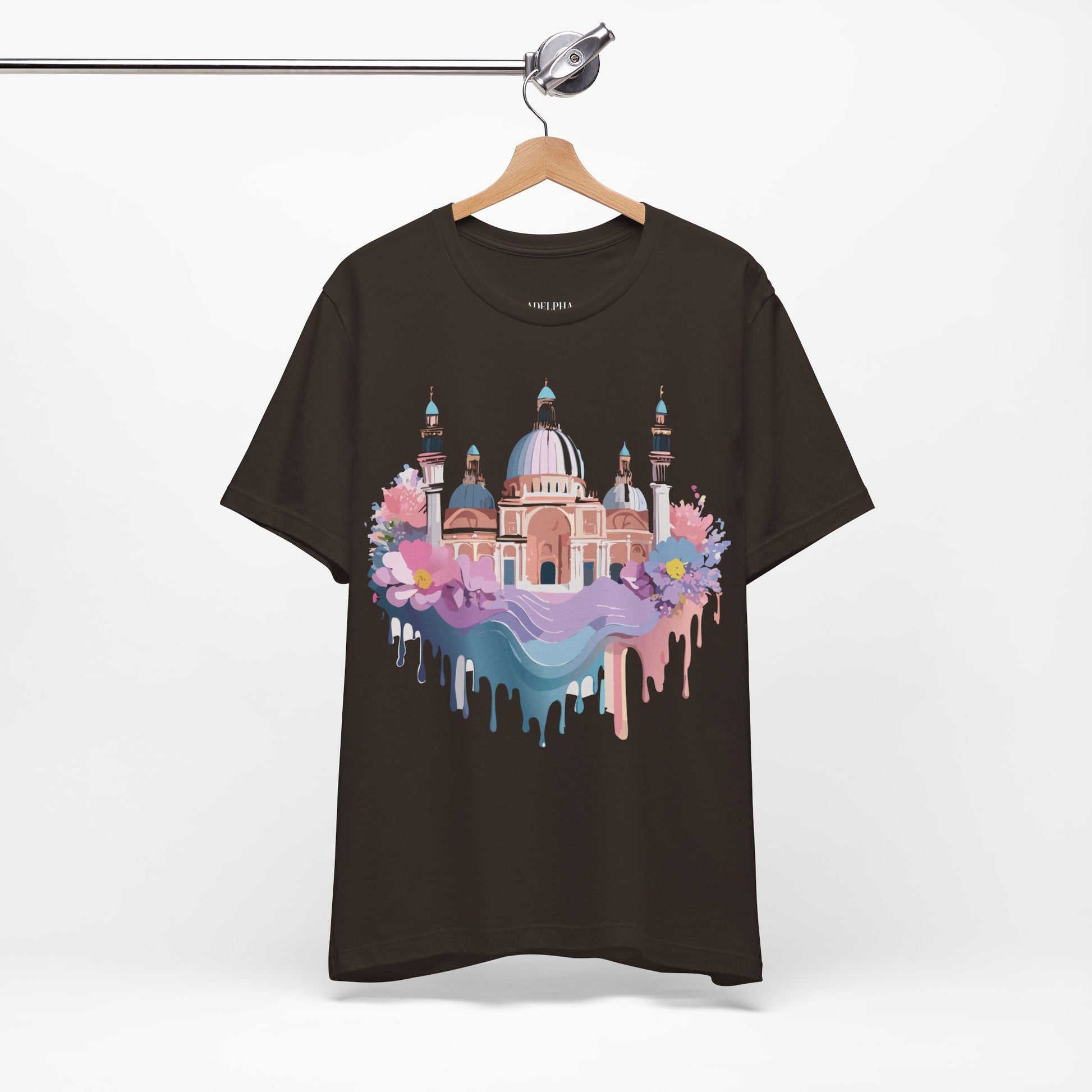 Natural Cotton Tee Shirt - Beautiful Places Collection - Venice Printify