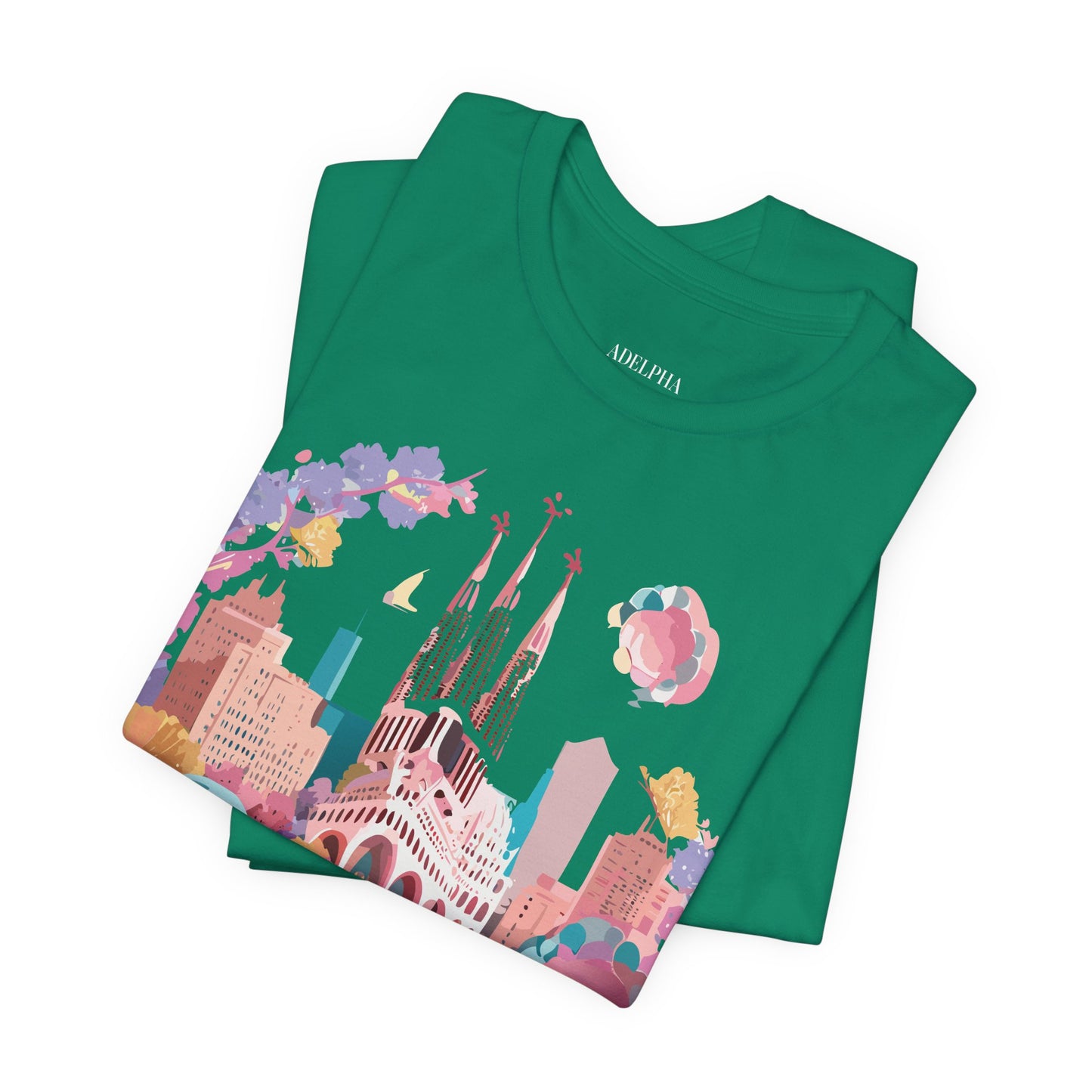 Tourist Shirt, Shirt with Barcelona - ADELPHA