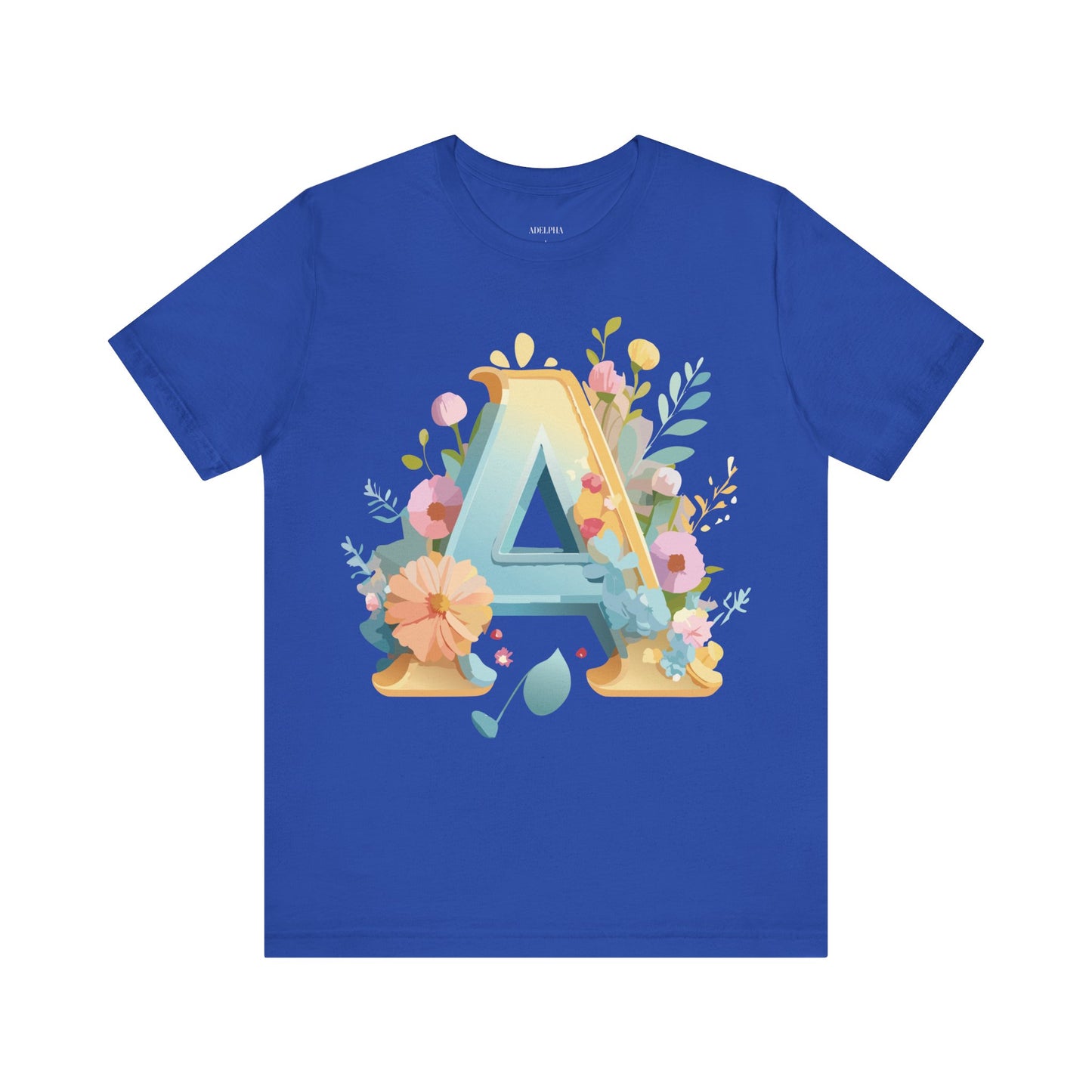 Natural Cotton Tee Shirt - Letters Collection - A Printify