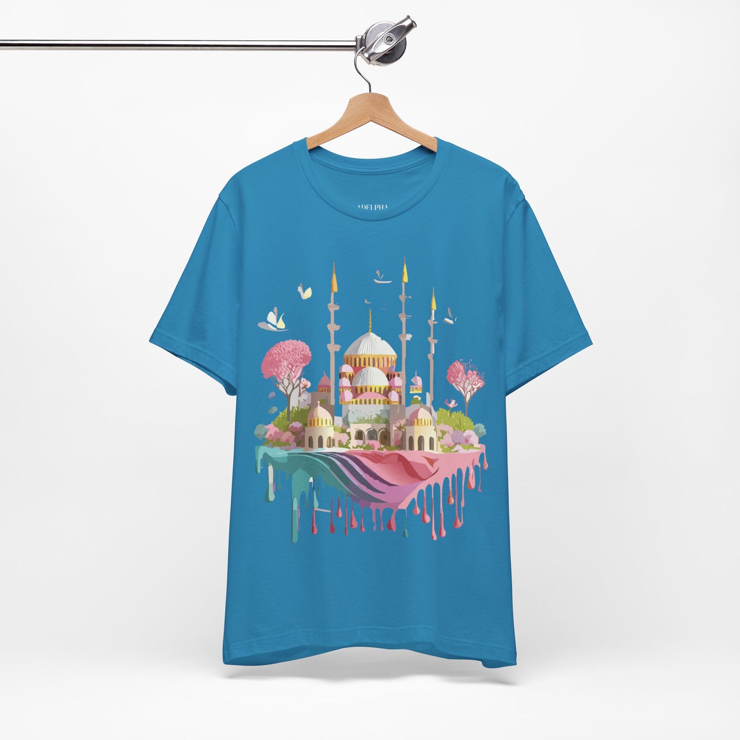 Natural Cotton Tee Shirt - Istanbul, Turkey Printify