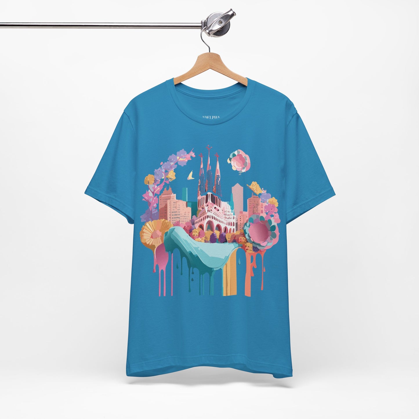 Tourist Shirt, Shirt with Barcelona - ADELPHA