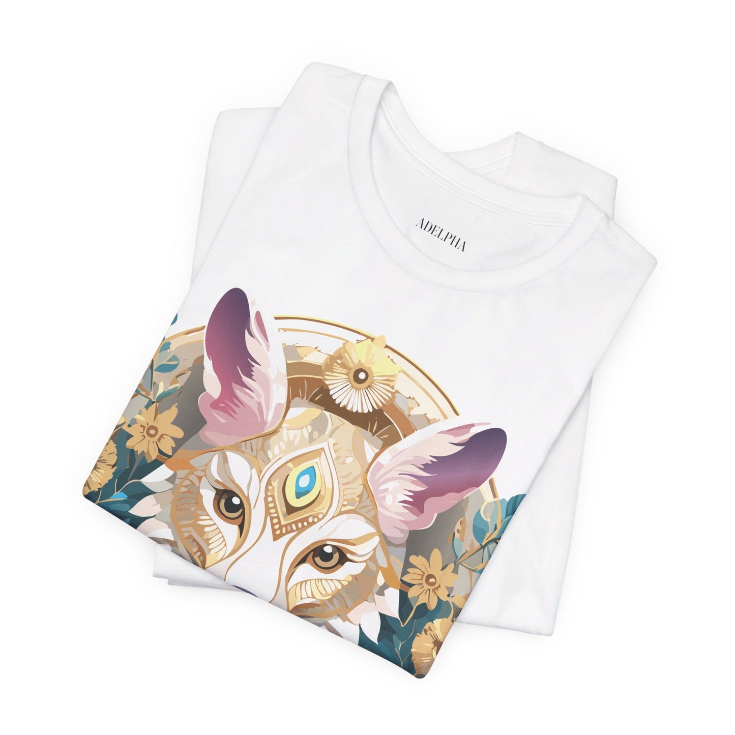 Natural Cotton Tee Shirt - Medallion Collection Printify
