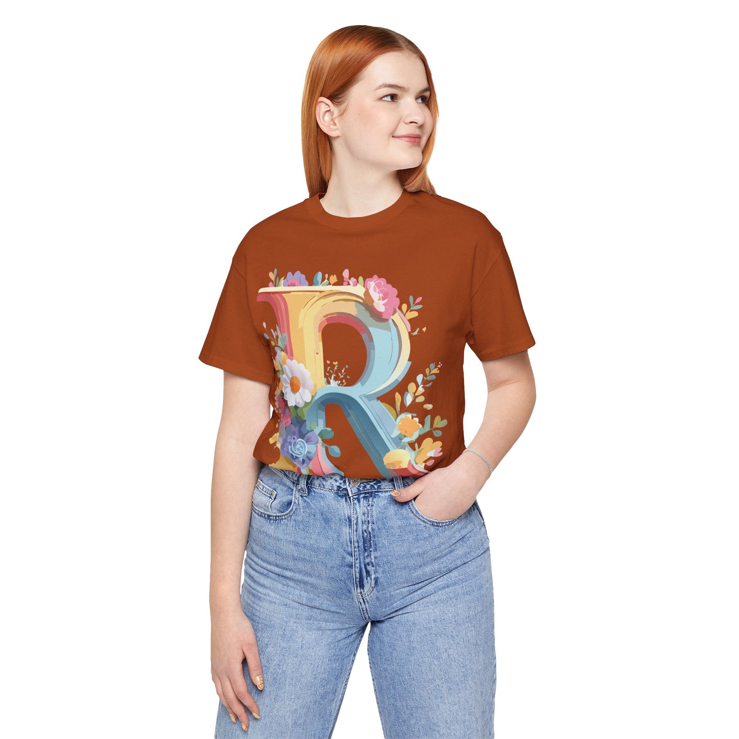 Letter Shirt, Letter R Shirt - ADELPHA