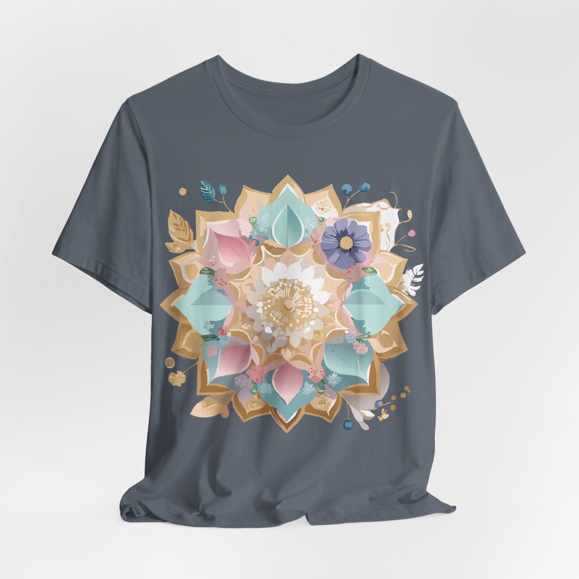 Natural Cotton Tee Shirt - Medallion Collection Printify