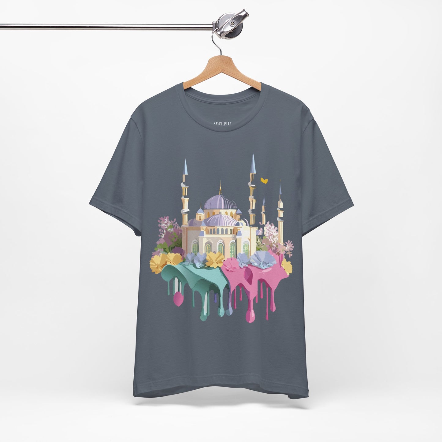 Natural Cotton Tee Shirt - Istanbul, Turkey Printify