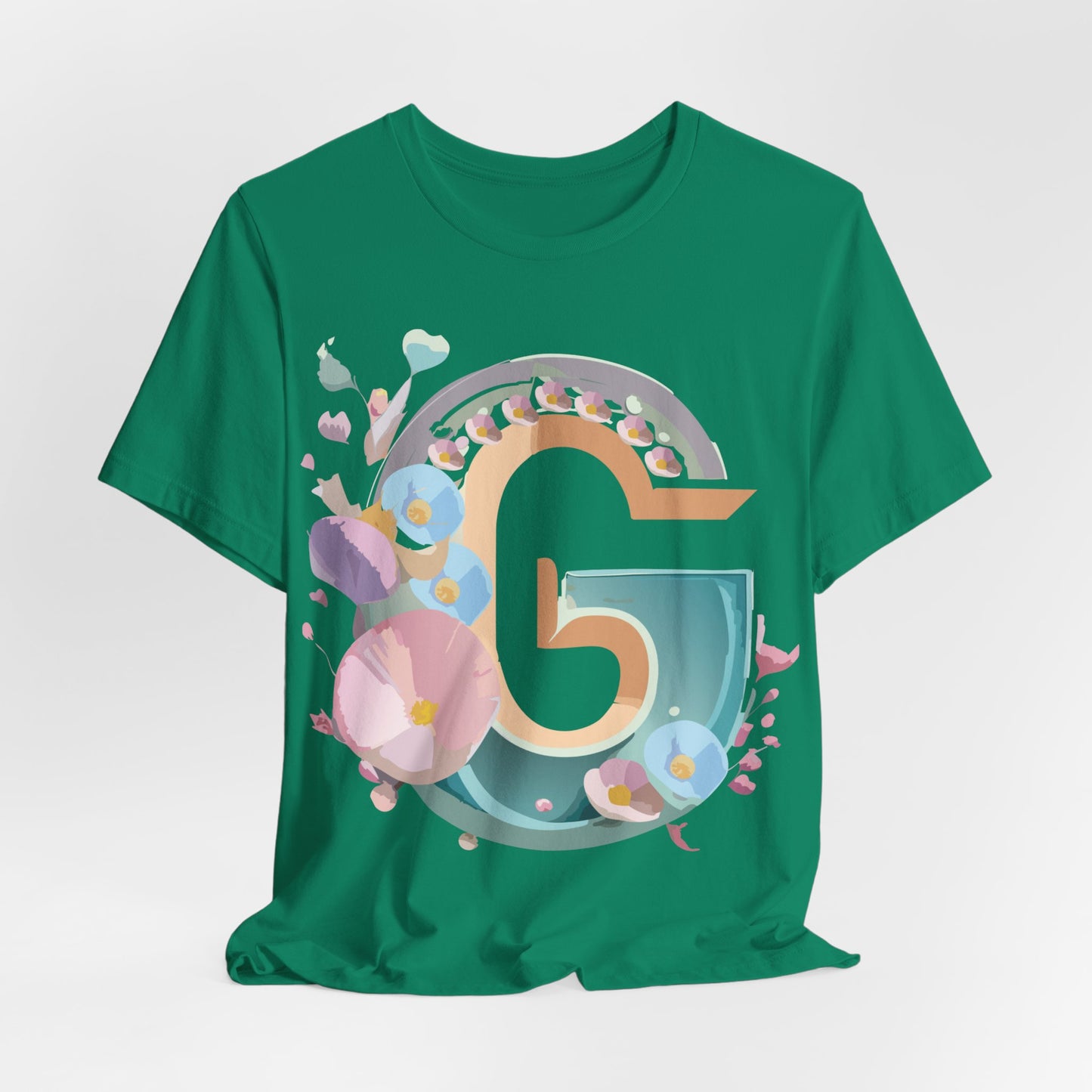 Natural Cotton Tee Shirt - Letters Collection - G Printify