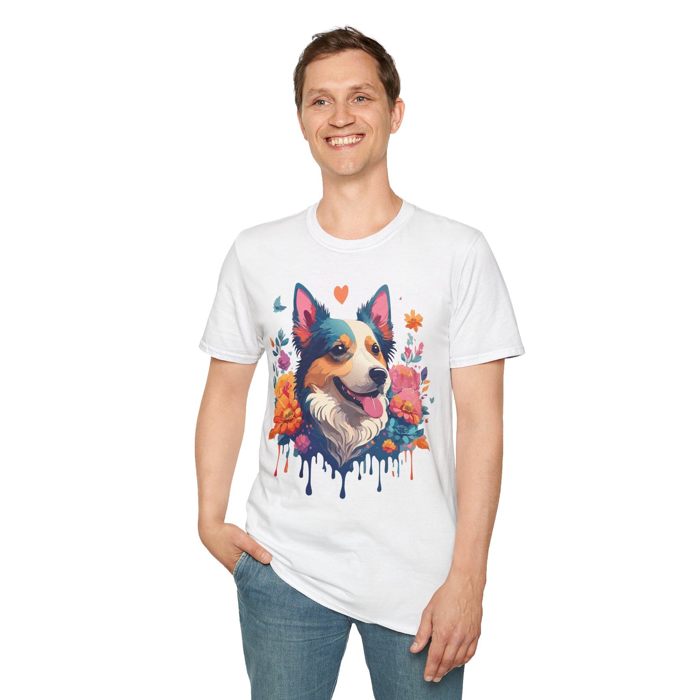Dog Shirt, Shirt with Dog, Animal Tee, Shirt with Animals