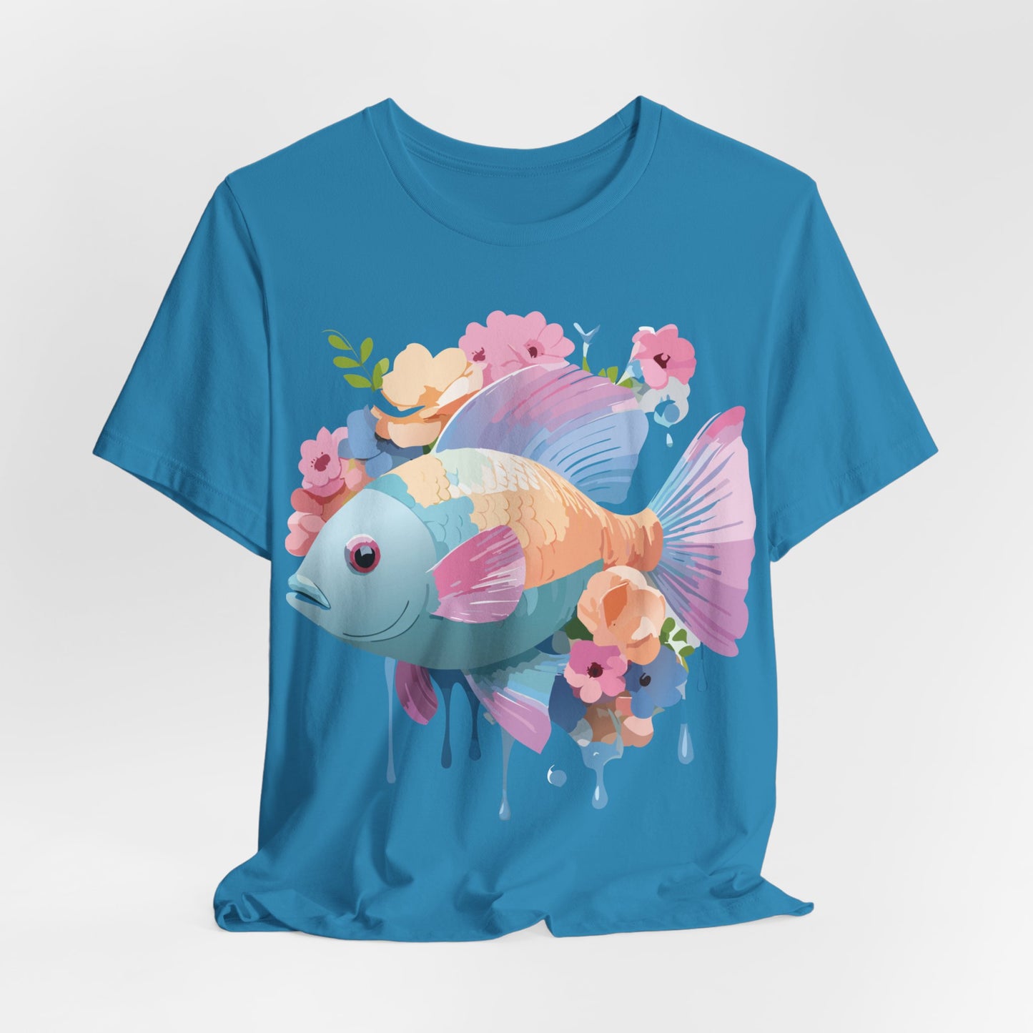 Shirt with Animals | Fish Printify