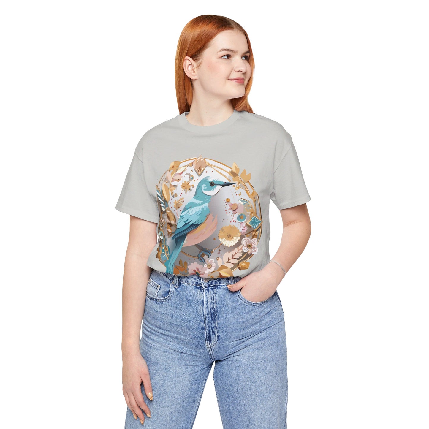 Natural Cotton Tee Shirt - Medallion Collection Printify