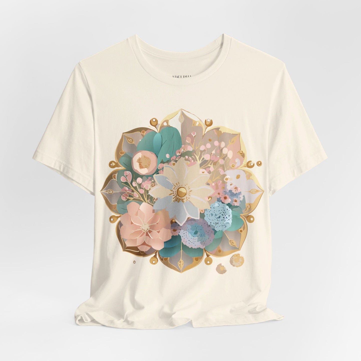 Natural Cotton Tee Shirt - Medallion Collection Printify