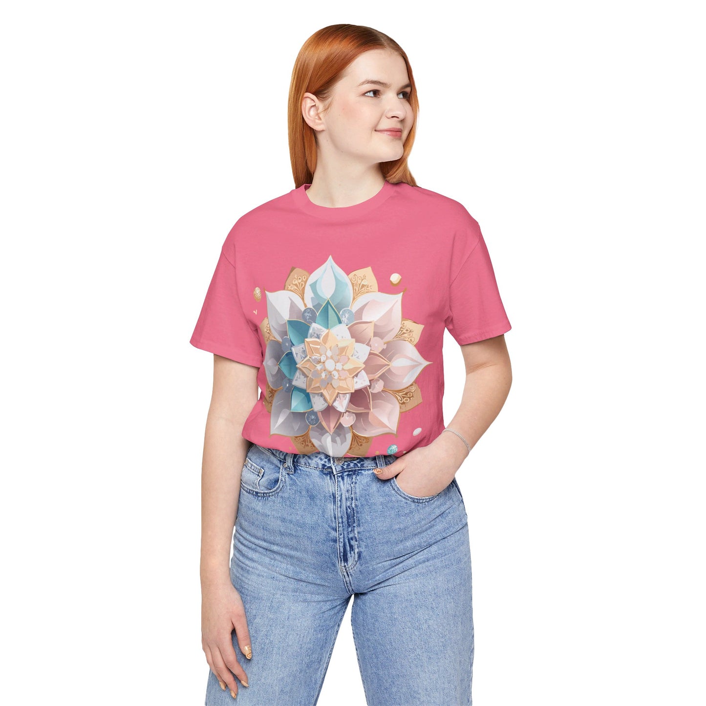 Natural Cotton Tee Shirt - Medallion Collection Printify