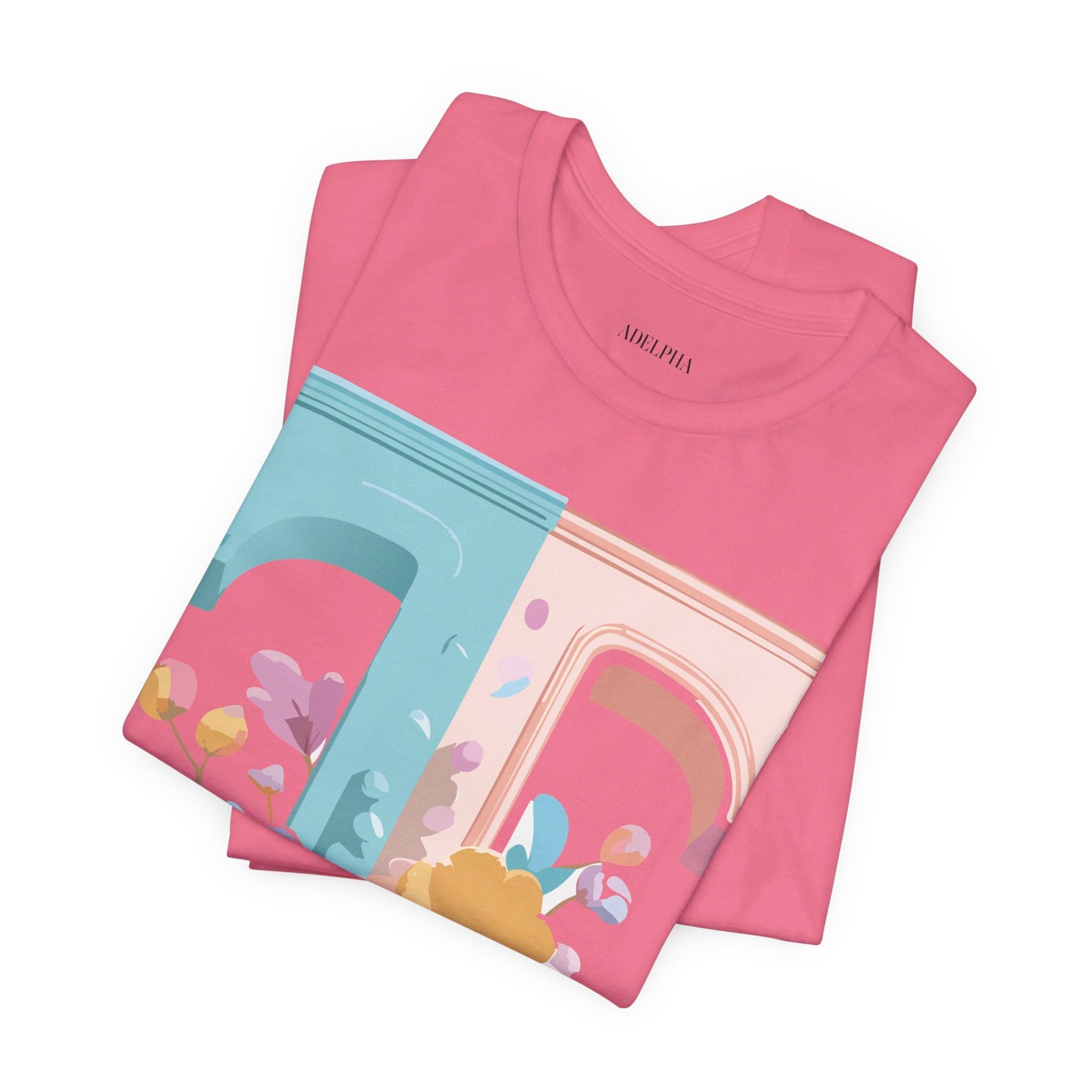 Natural Cotton Tee Shirt - Letters Collection - T Printify