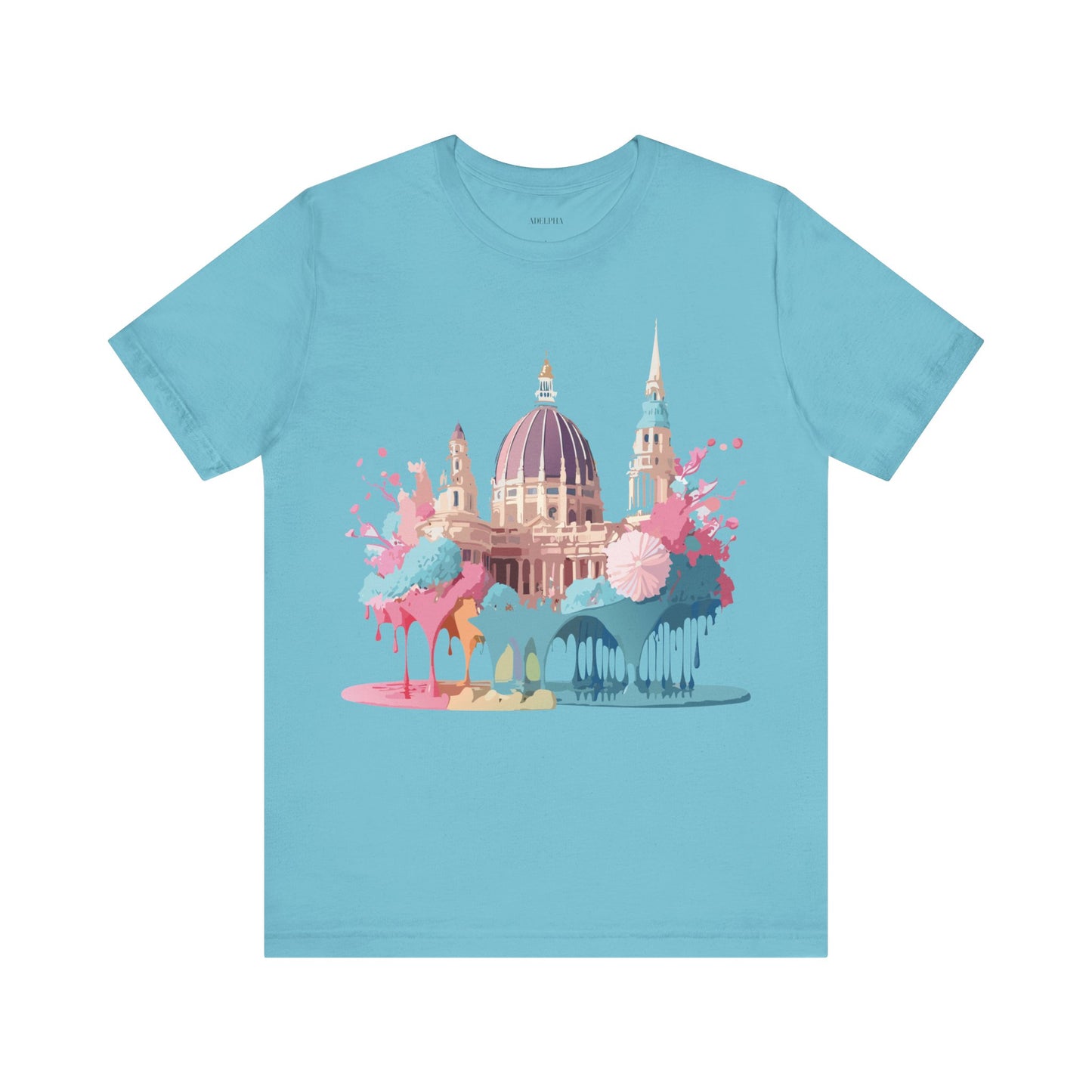 Natural Cotton Tee Shirt - Beautiful Places Collection - Vienna Printify